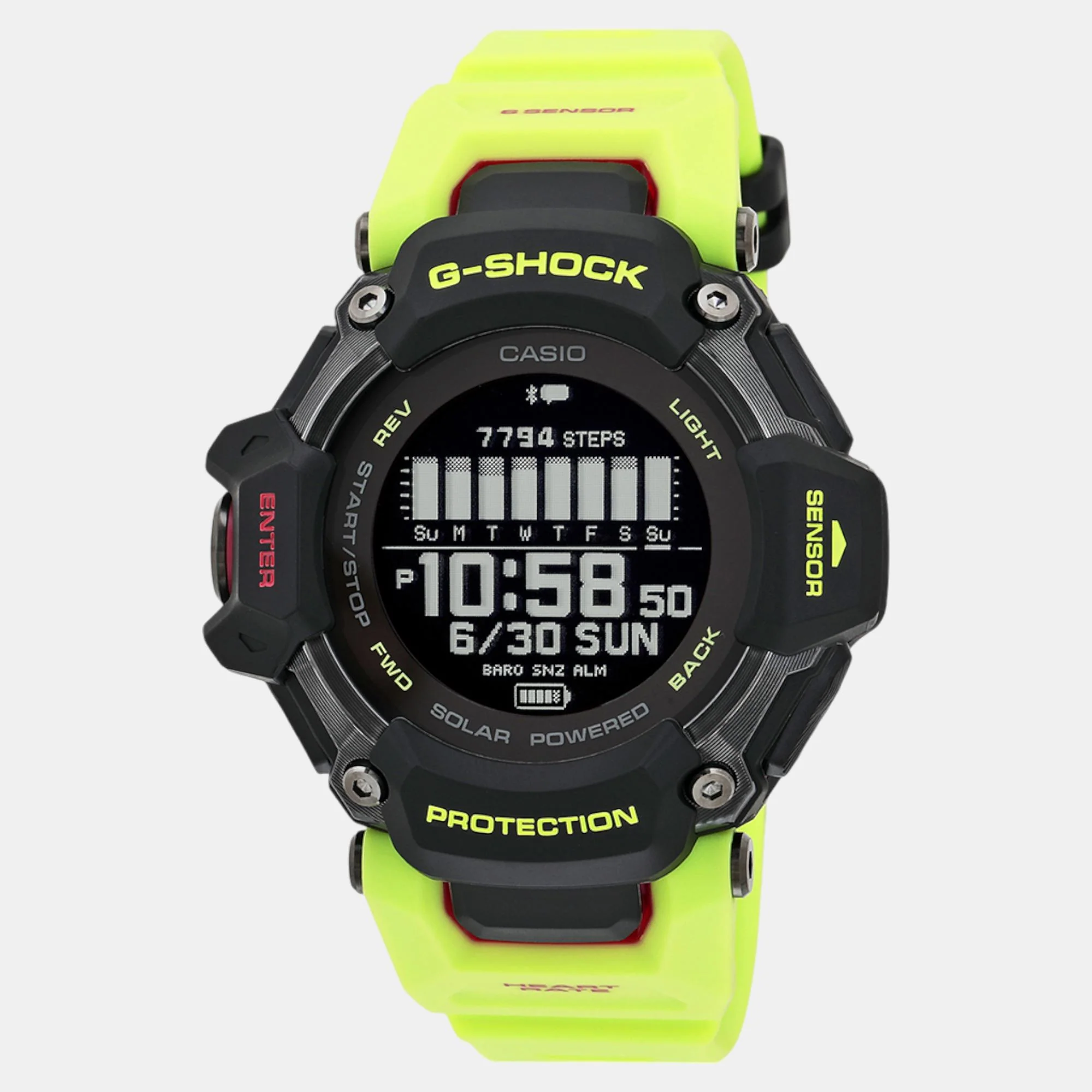 G-Shock Men Quartz Black Dial Digital Resin Watch G1380 - Image 2