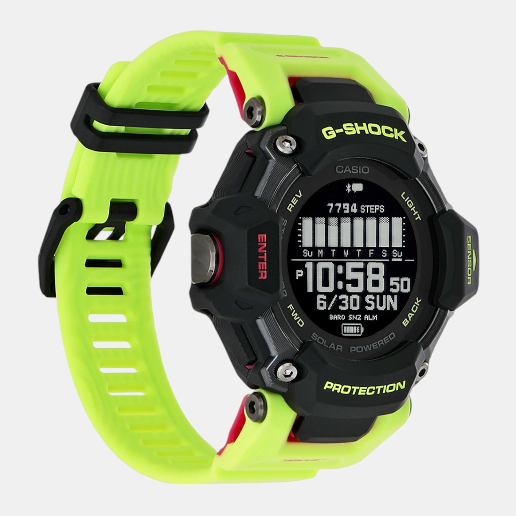 G-Shock Men Quartz Black Dial Digital Resin Watch G1380 - Image 3