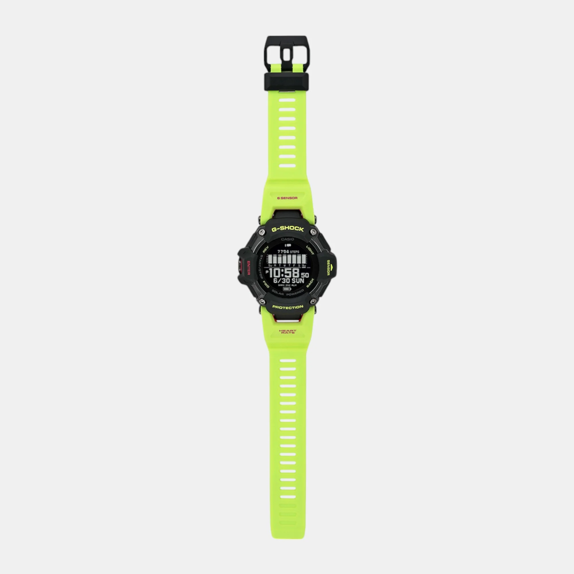 G-Shock Men Quartz Black Dial Digital Resin Watch G1380 - Image 8