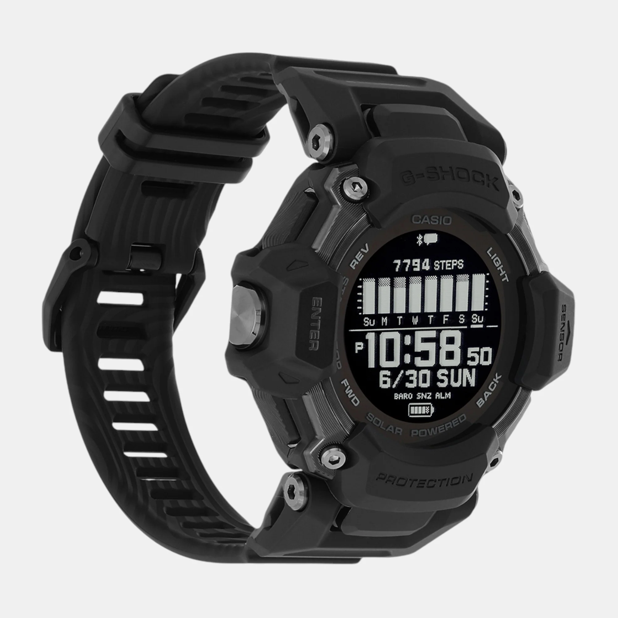 G-Shock Men Quartz Black Dial Digital Resin Watch G1382 - Image 4