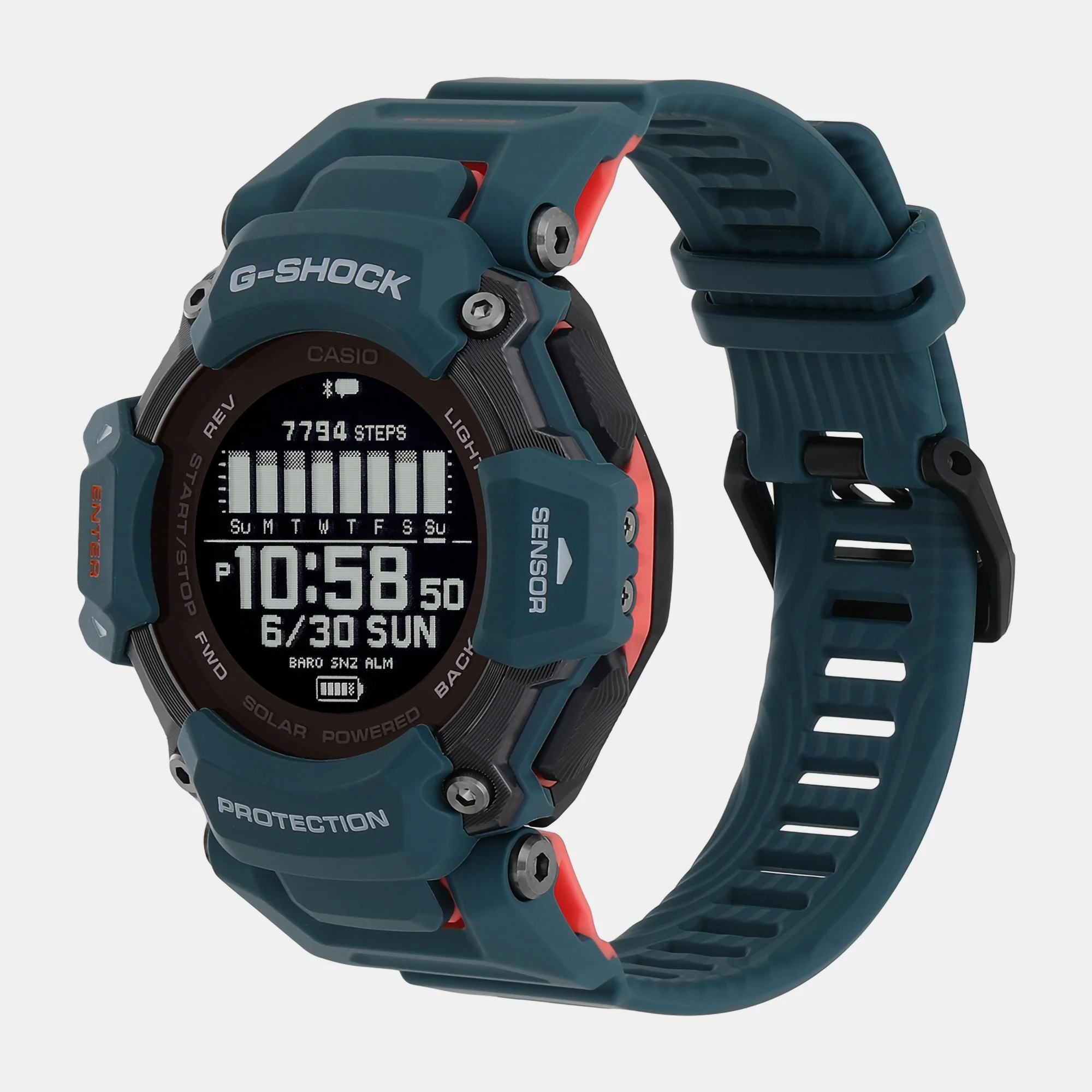 G-Shock Men Quartz Black Dial Digital Resin Watch G1383 - Image 3