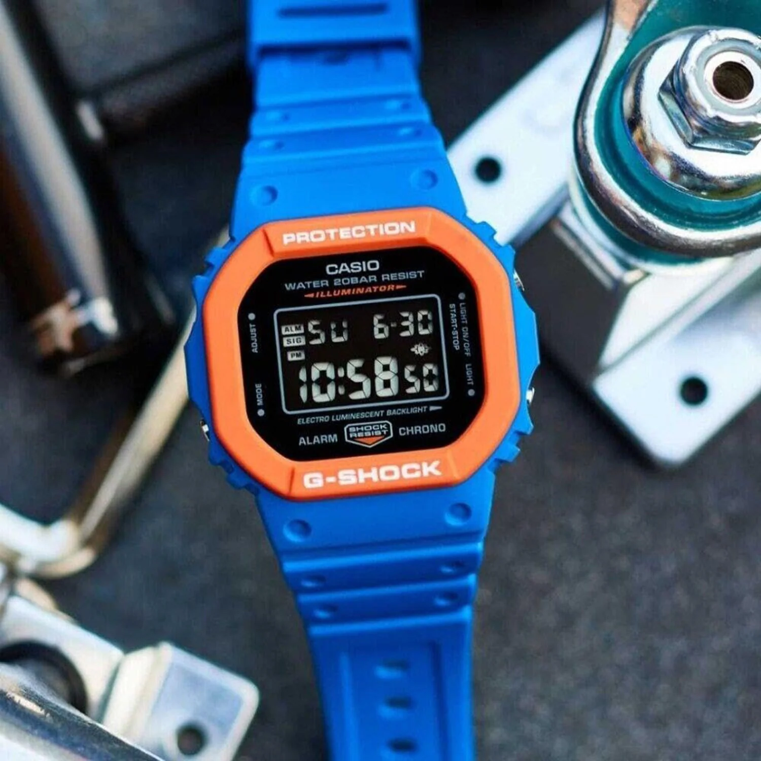 G-Shock Men Quartz Black Dial Digital Resin Watch G1425 - Image 3