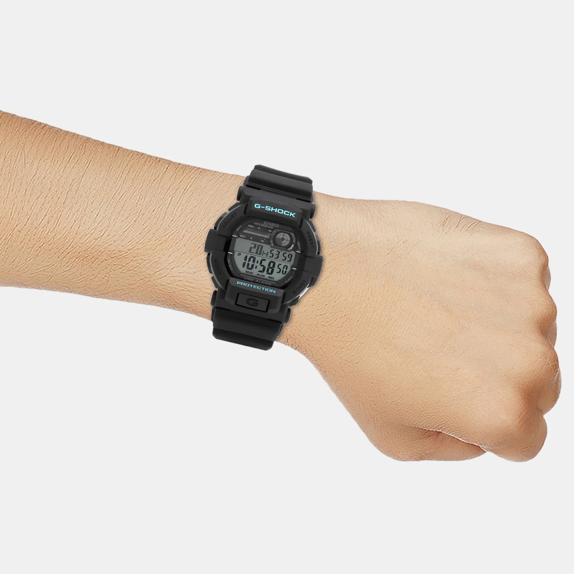 G-Shock Men Quartz Black Dial Digital Resin Watch G1430 - Image 7