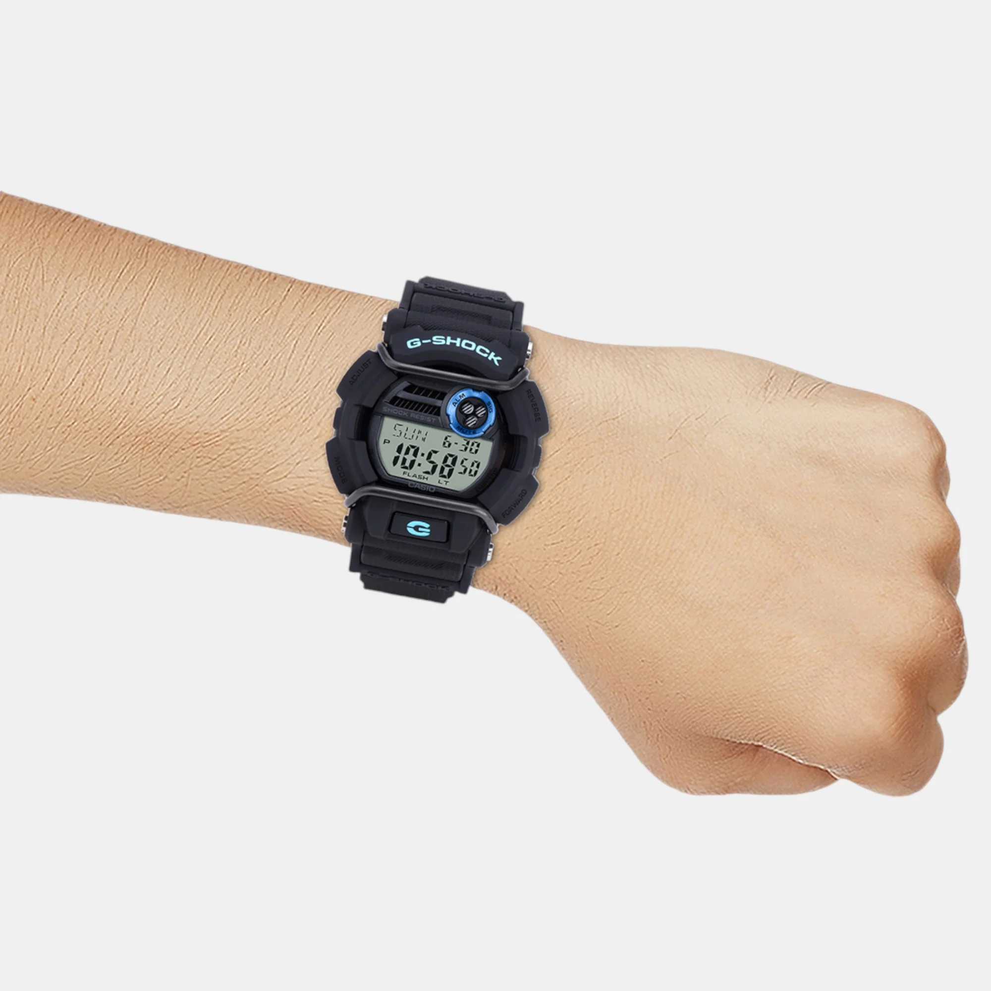 G-Shock Men Quartz Black Dial Digital Resin Watch G1431 - Image 8