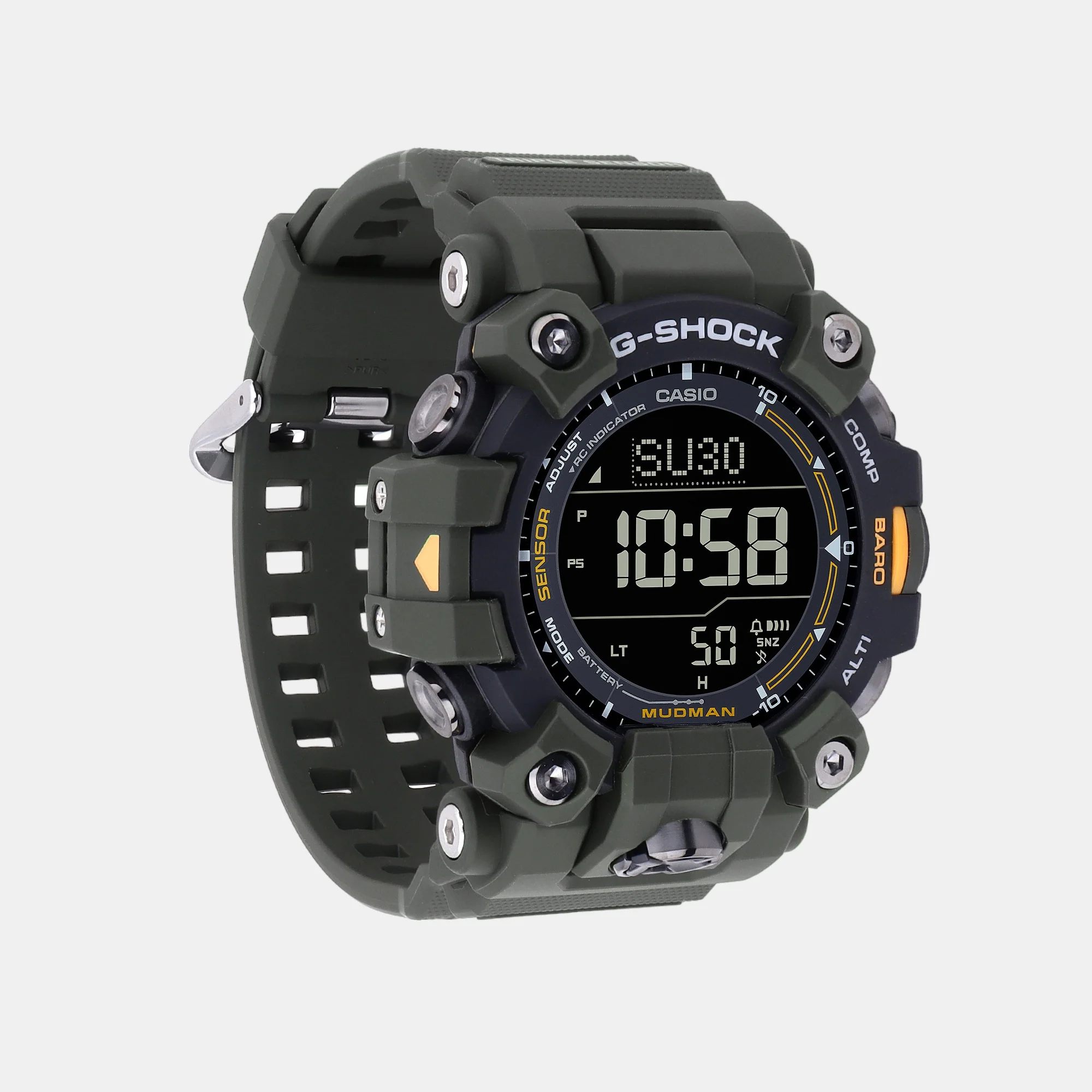 G-Shock Men Quartz Black Dial Digital Resin Watch G1445 - Image 5