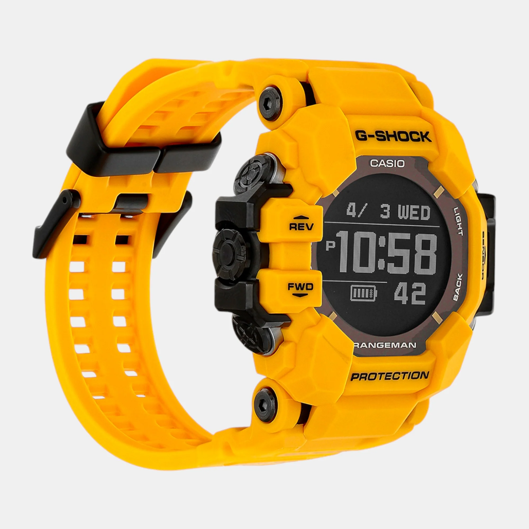 G-Shock Men Quartz Black Dial Digital Resin Watch G1530 - Image 4