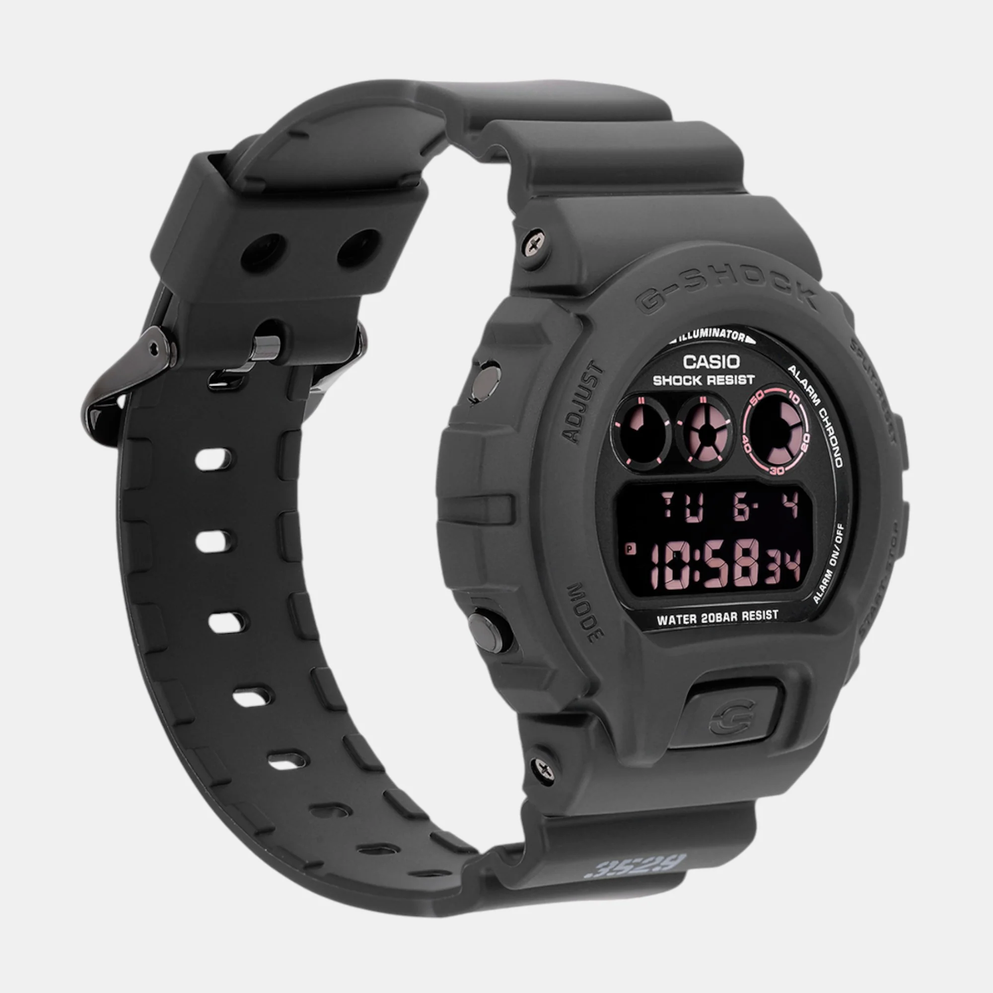 G-Shock Men Quartz Black Dial Digital Resin Watch G1537 - Image 3