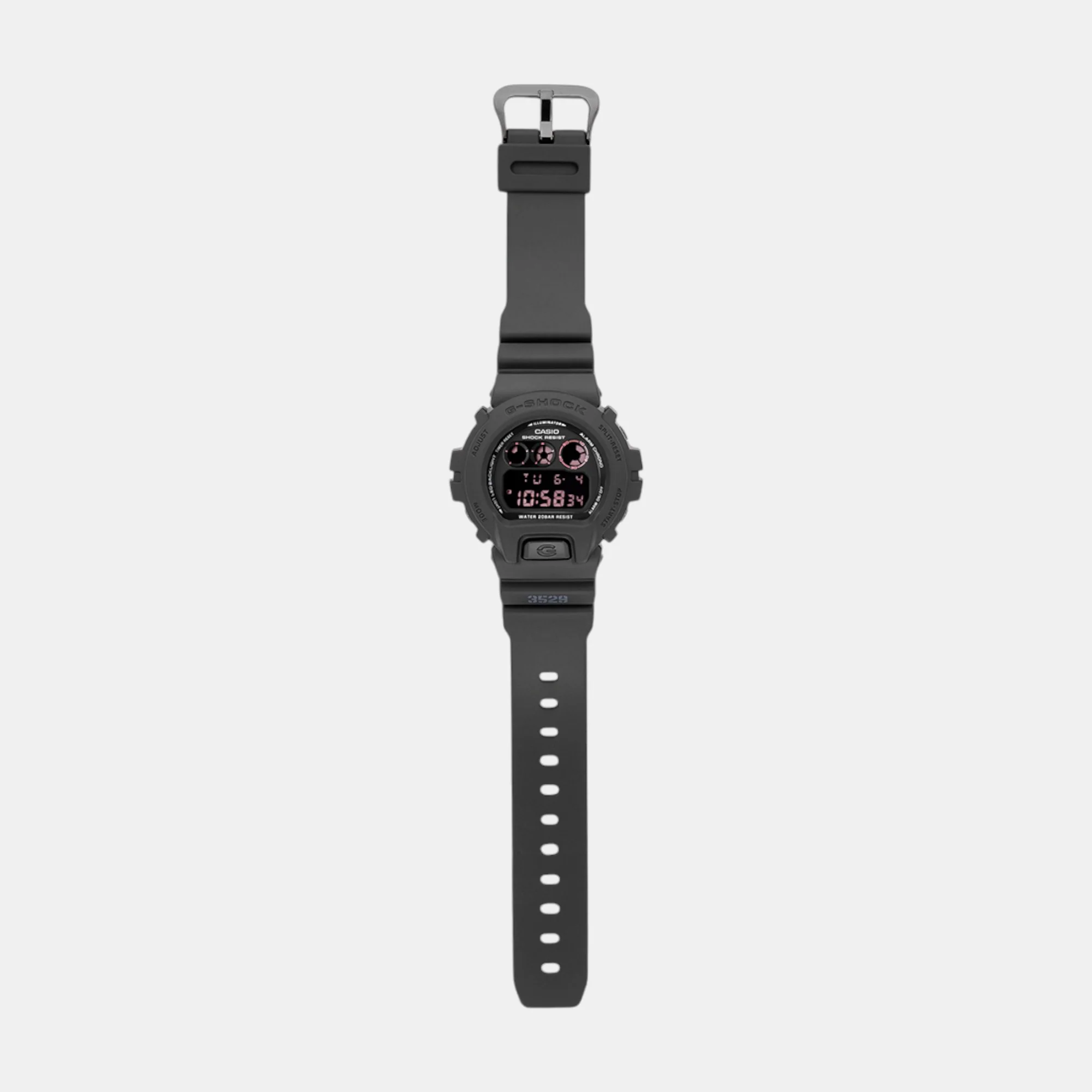 G-Shock Men Quartz Black Dial Digital Resin Watch G1537 - Image 8