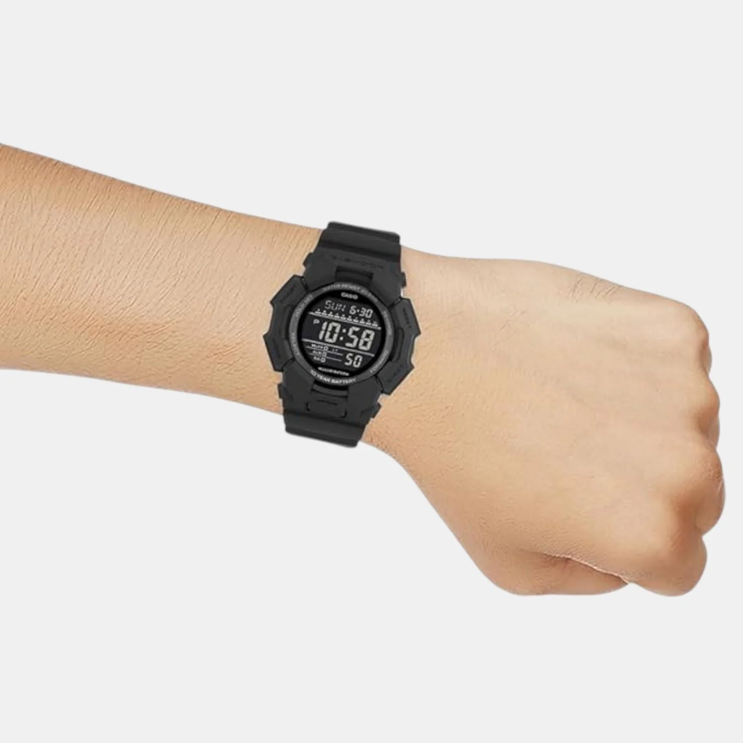 G-Shock Men Quartz Black Dial Digital Resin Watch G1674 - Image 6