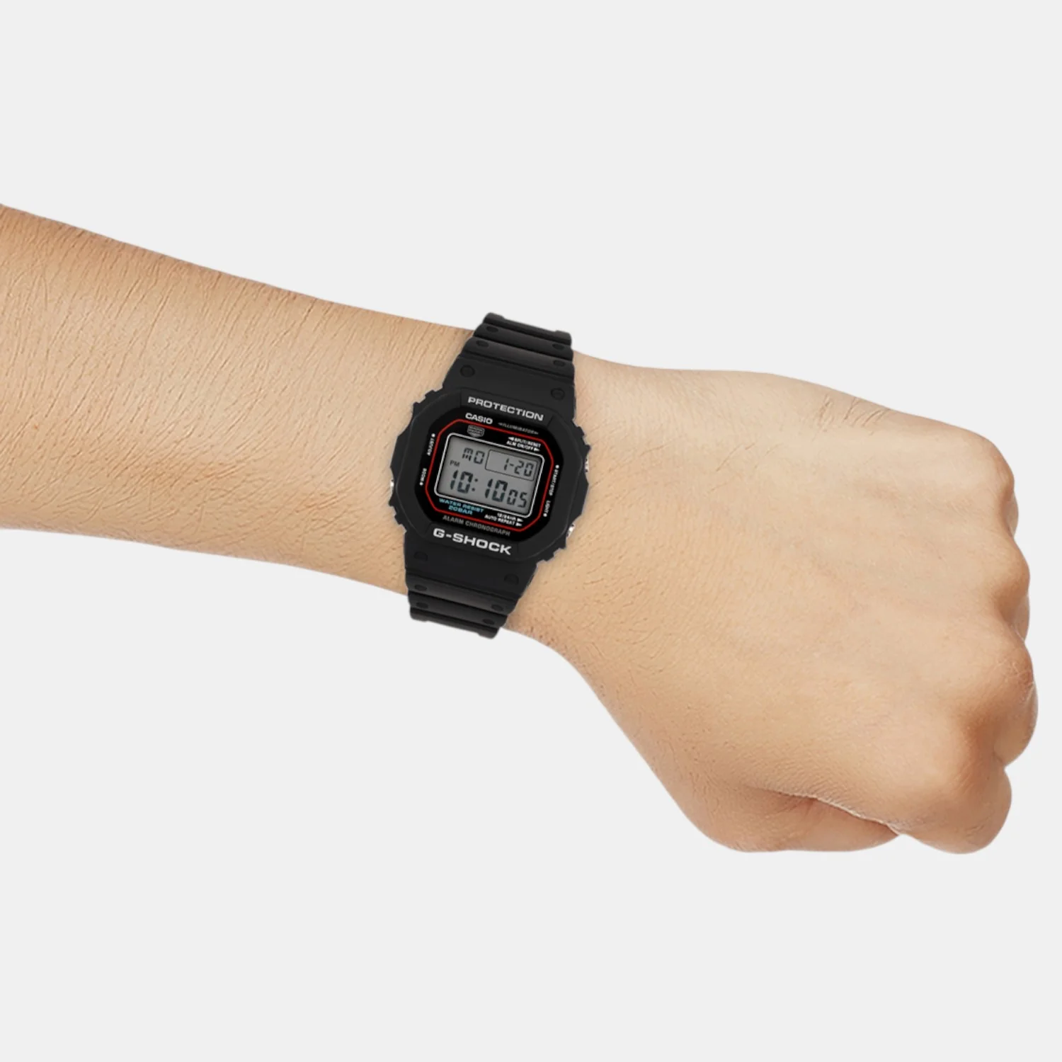 G-Shock Men Quartz Black Dial Digital Resin Watch G1683 - Image 3