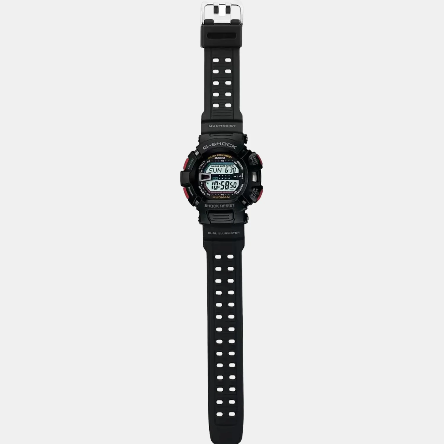 G-Shock Men Quartz Black Dial Digital Resin Watch G201 - Image 6