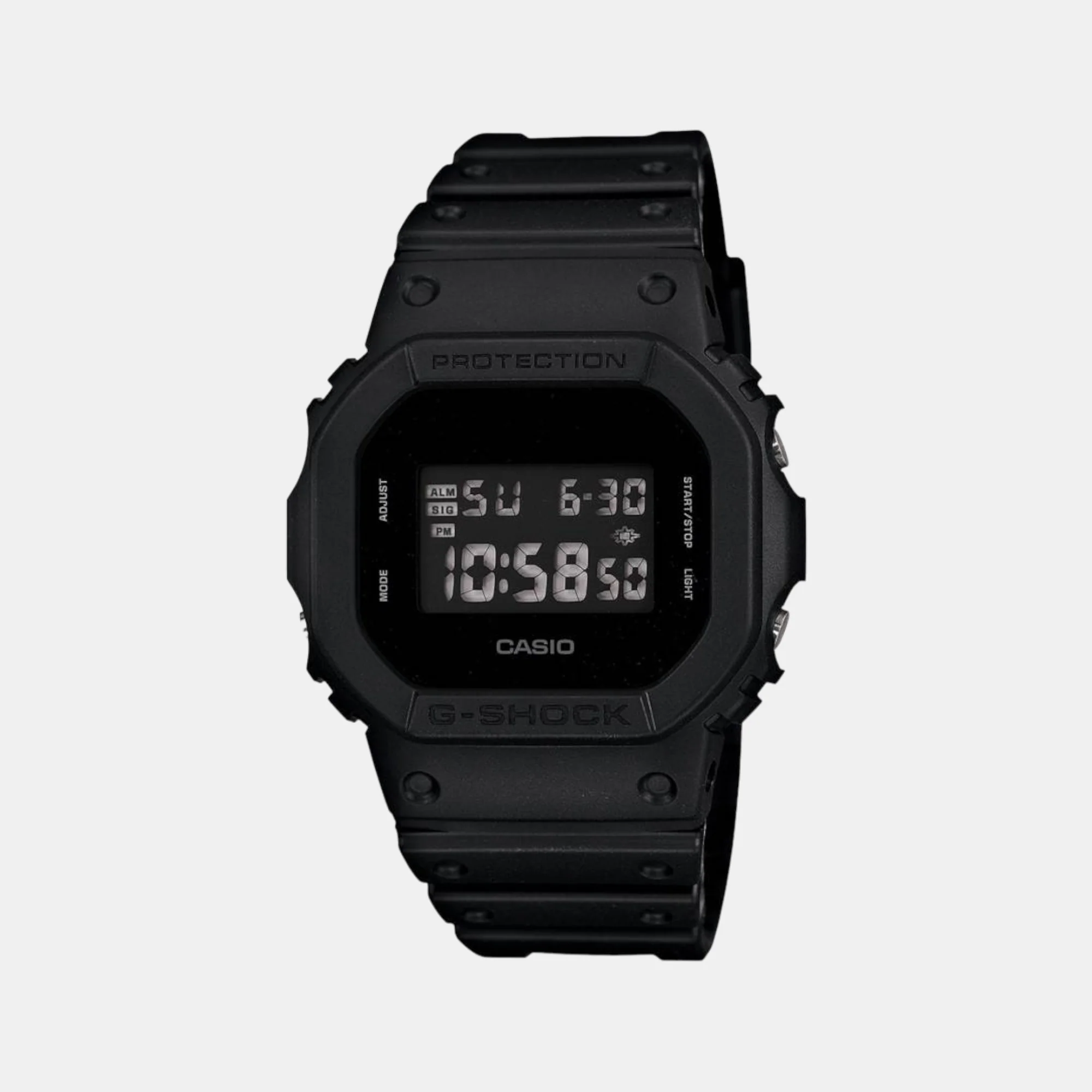 G-Shock Men Quartz Black Dial Digital Resin Watch G363