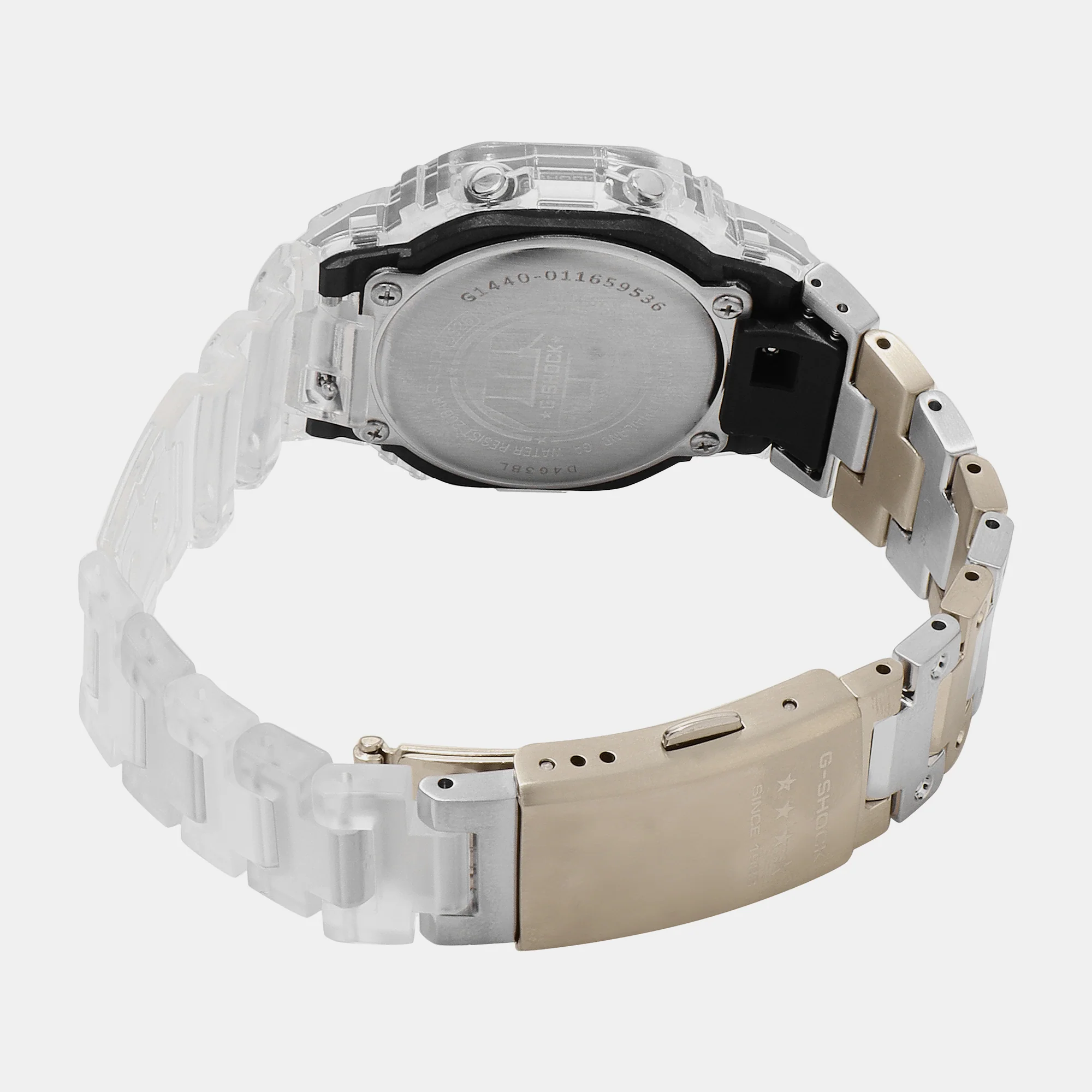 G-Shock Men Quartz Black Dial Digital Stainless Steel Watch G1440 - Image 7