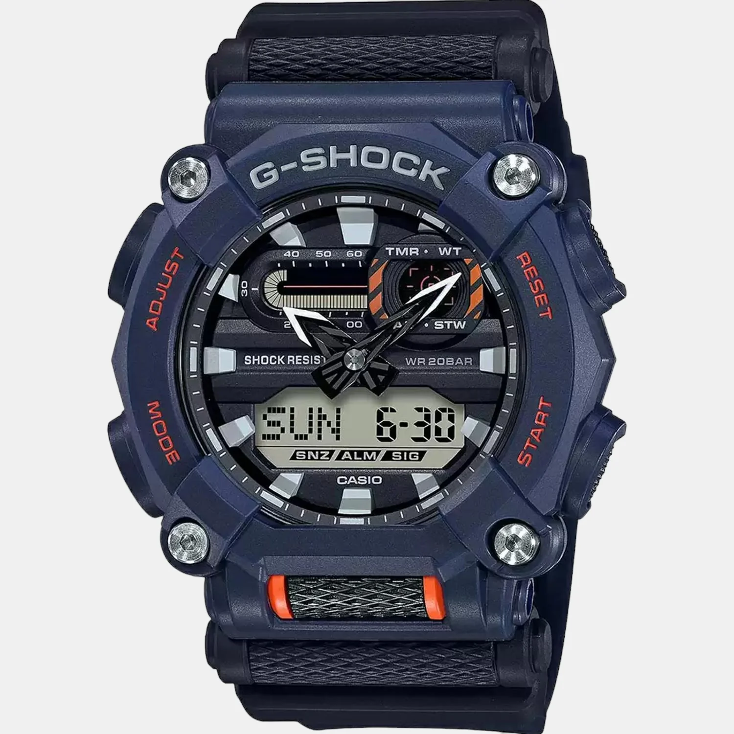 G-Shock Men Quartz Blue Dial Analog-Digital Resin Watch G1058 - Image 2