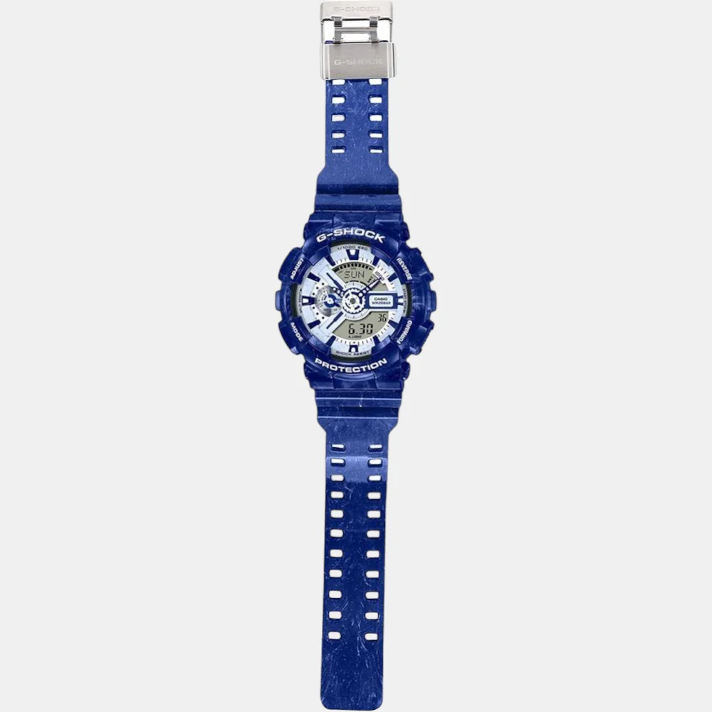 G-Shock Men Quartz Blue Dial Analog-Digital Resin Watch G1258 - Image 5