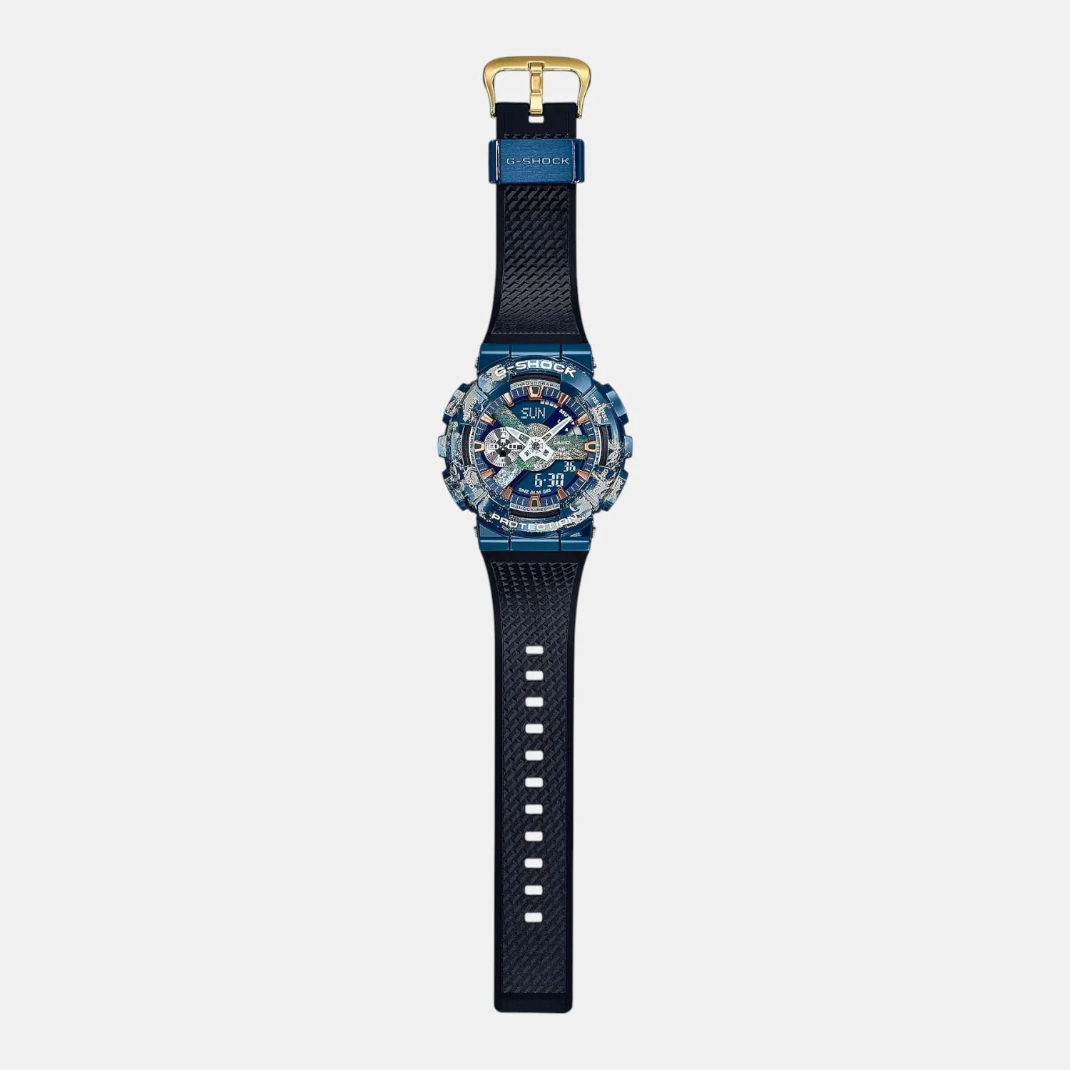 G-Shock Men Quartz Blue Dial Analog-Digital Resin Watch G1341 - Image 4