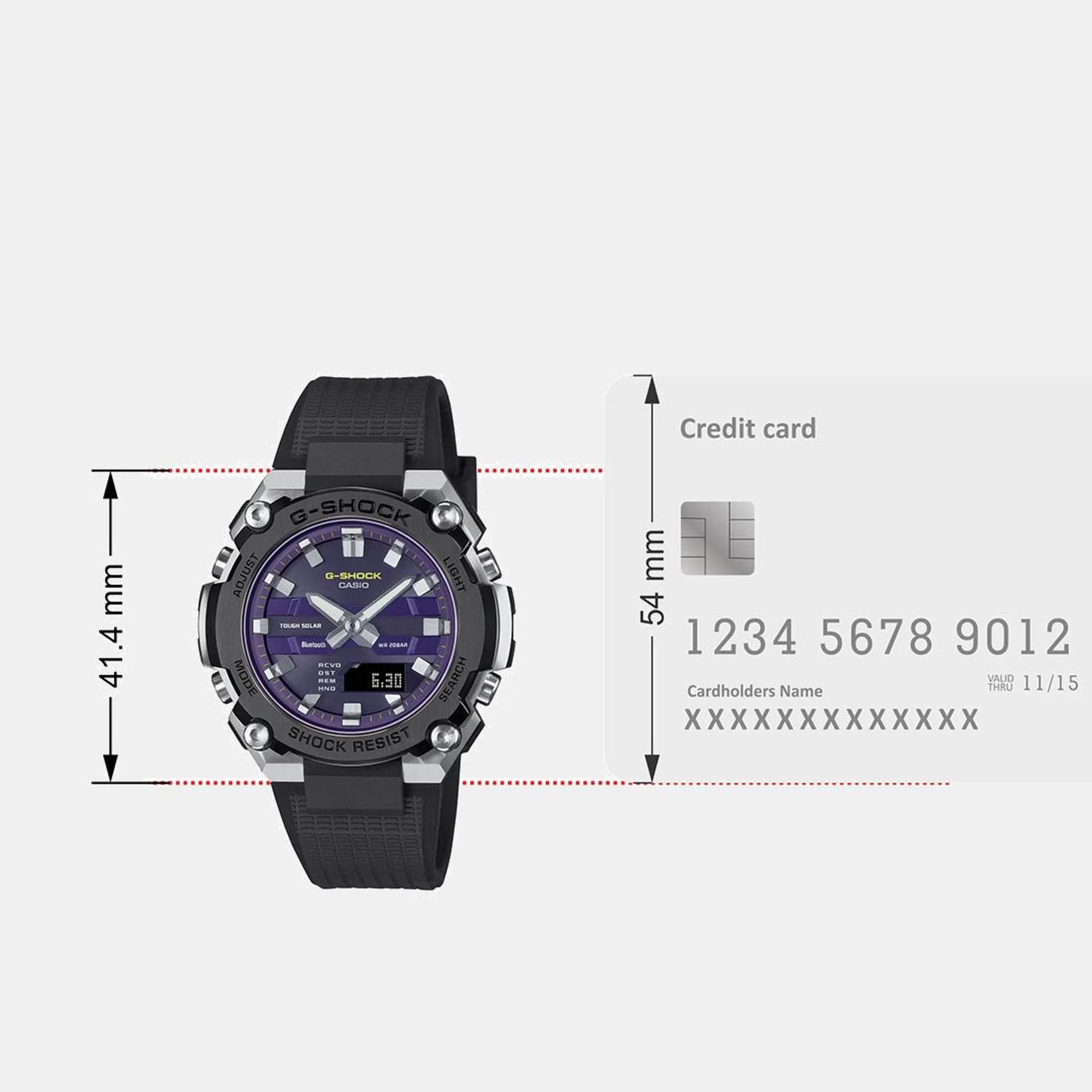 G-Shock Men Quartz Blue Dial Analog-Digital Resin Watch G1542 - Image 10