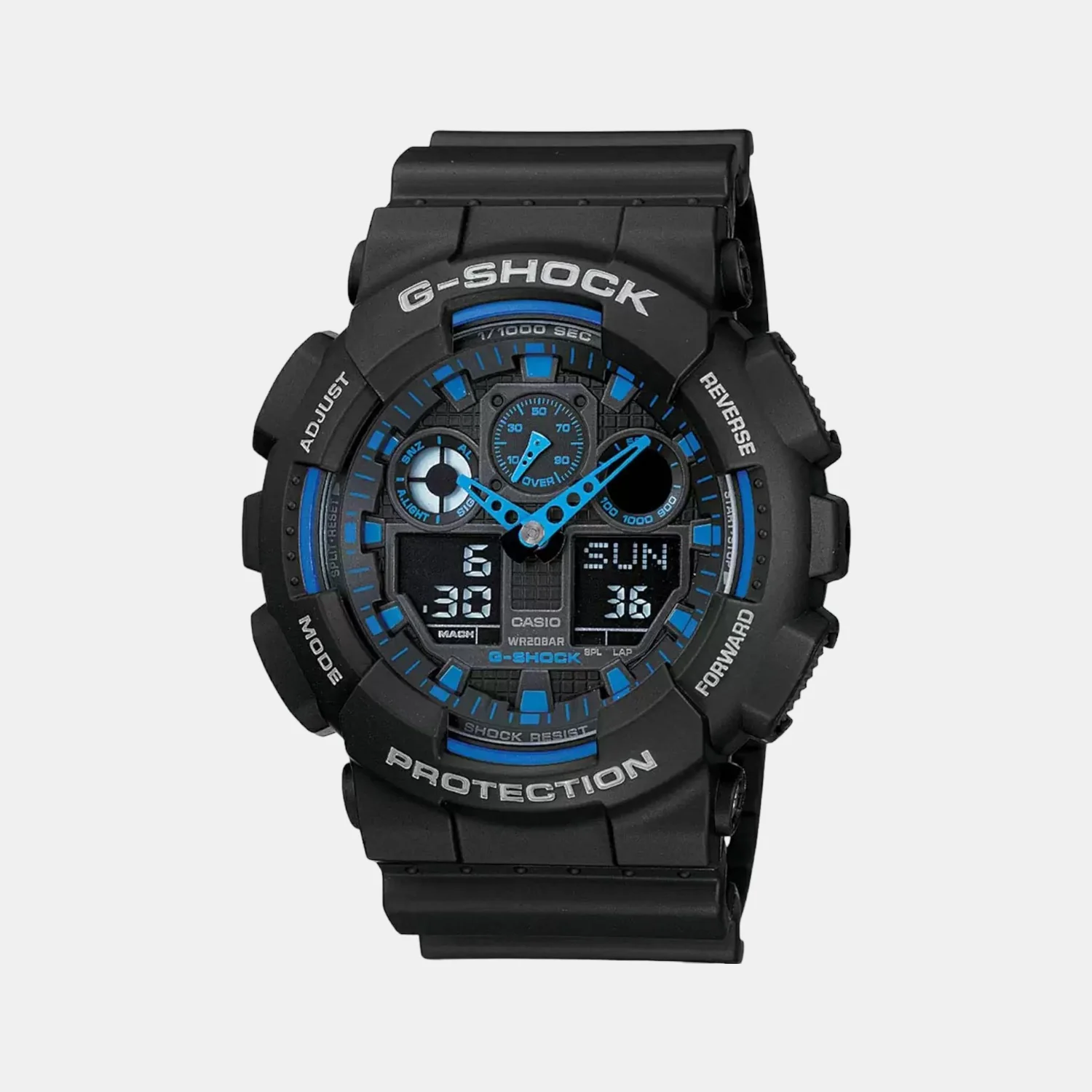 G-Shock Men Quartz Blue Dial Analog-Digital Resin Watch G271
