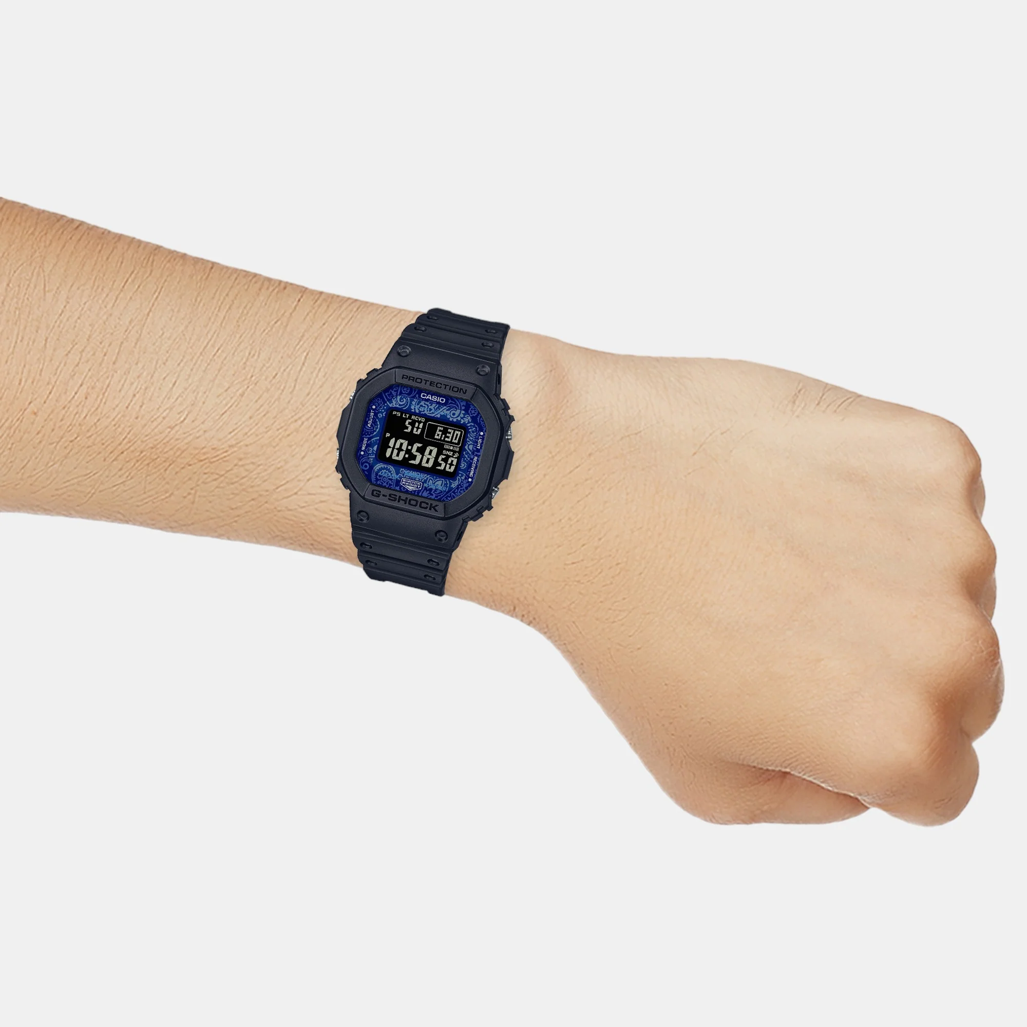G-Shock Men Quartz Blue Dial Digital Resin Watch G1240 - Image 5