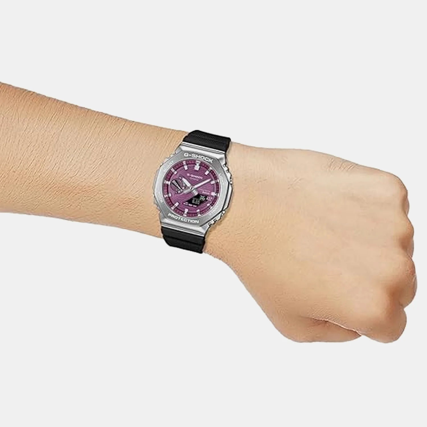 G-Shock Men Quartz Burgundy Dial Analog-Digital Resin Watch G1735 - Image 3