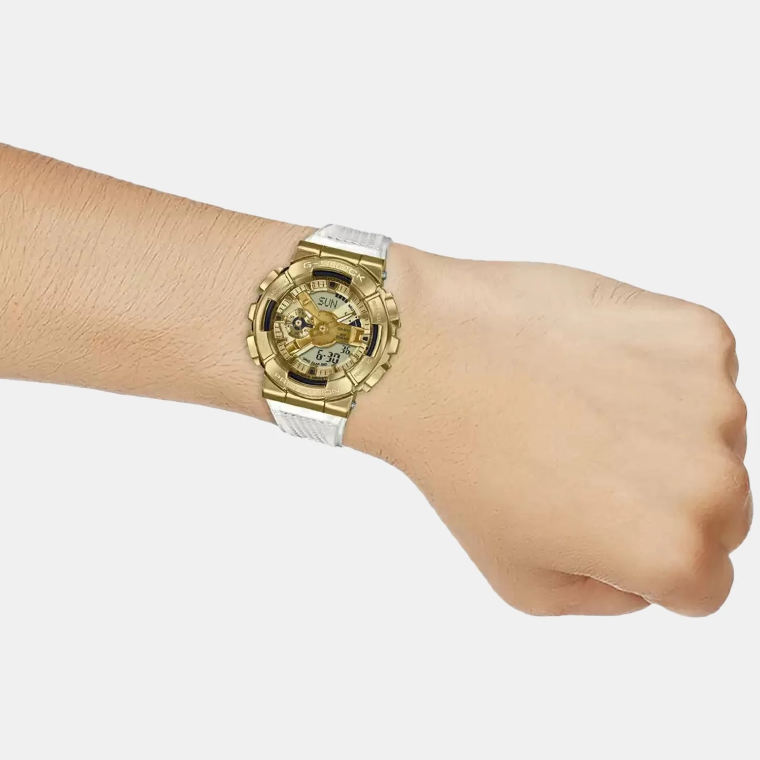 G-Shock Men Quartz Gold Dial Analog-Digital Resin Watch G1143 - Image 7