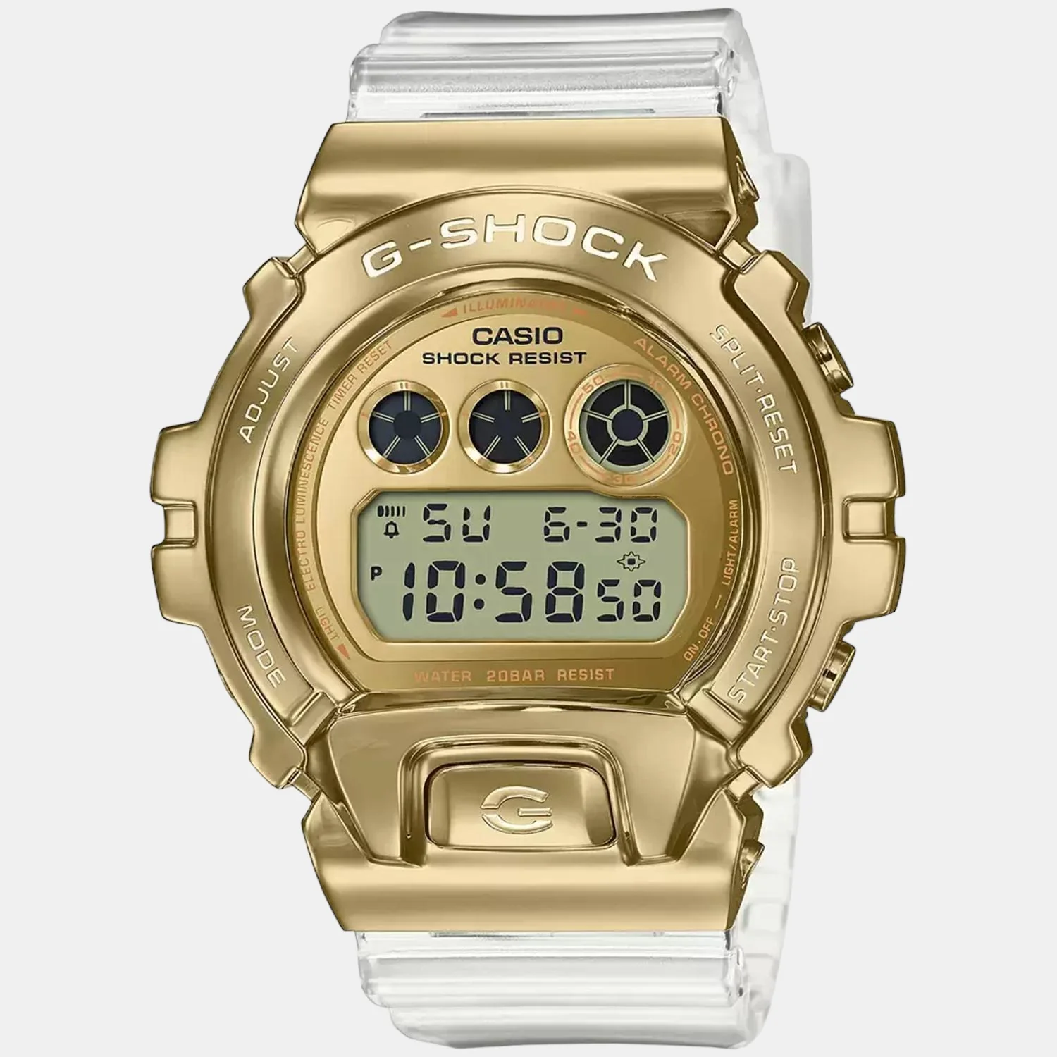 G-Shock Men Quartz Gold Dial Analog-Digital Resin Watch G1145 - Image 2