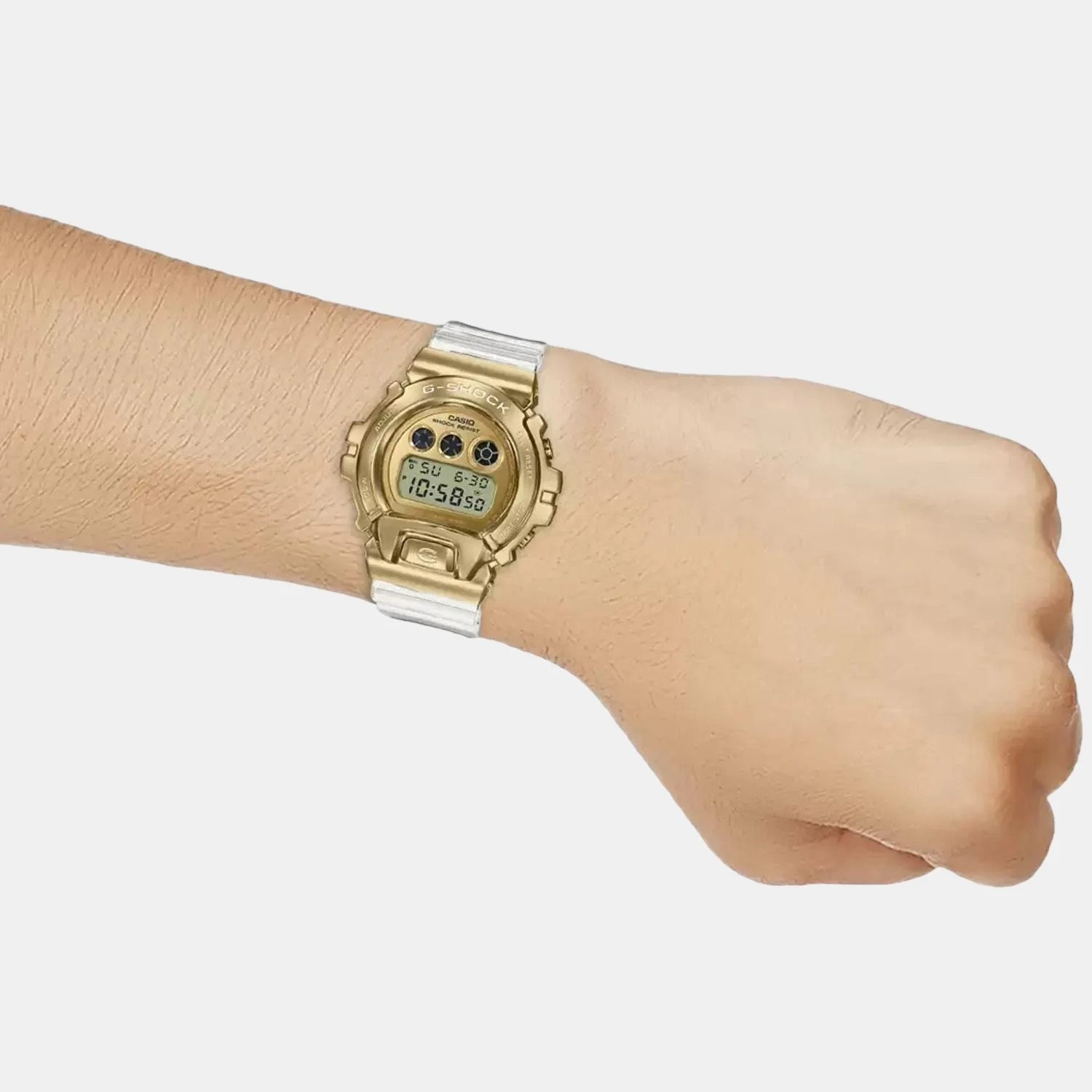 G-Shock Men Quartz Gold Dial Analog-Digital Resin Watch G1145 - Image 7