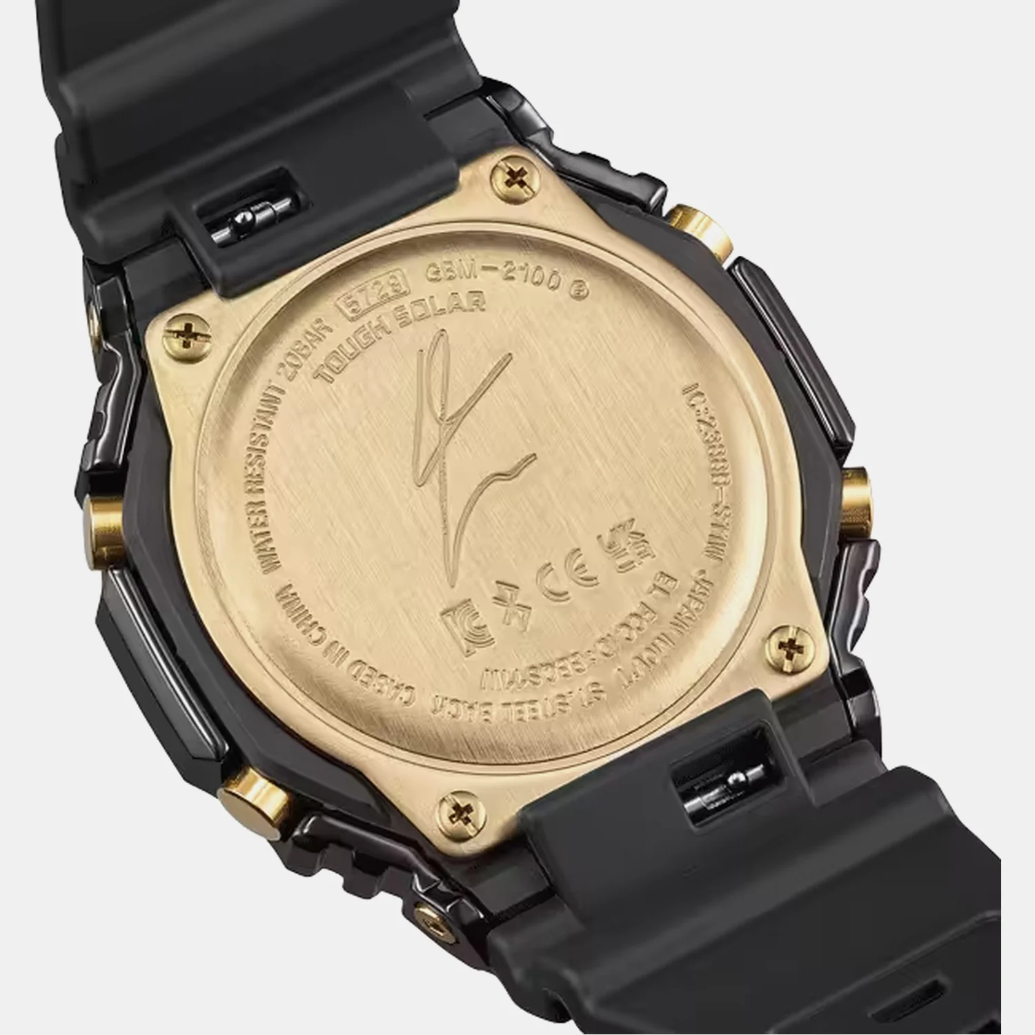 G-Shock Men Quartz Gold Dial Analog-Digital Resin Watch G1589 - Image 4