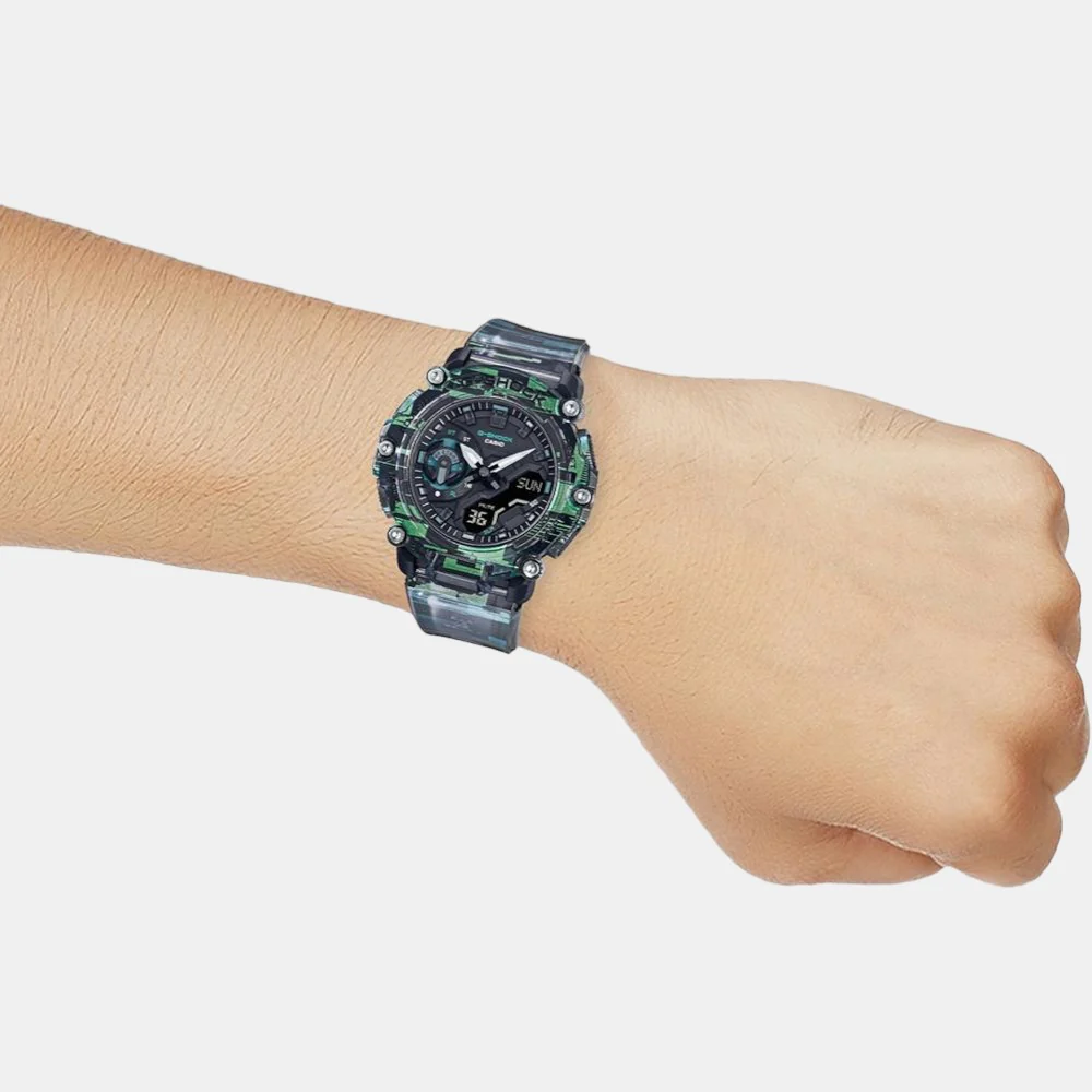 G-Shock Men Quartz Green Dial Analog-Digital Resin Watch G1261 - Image 6