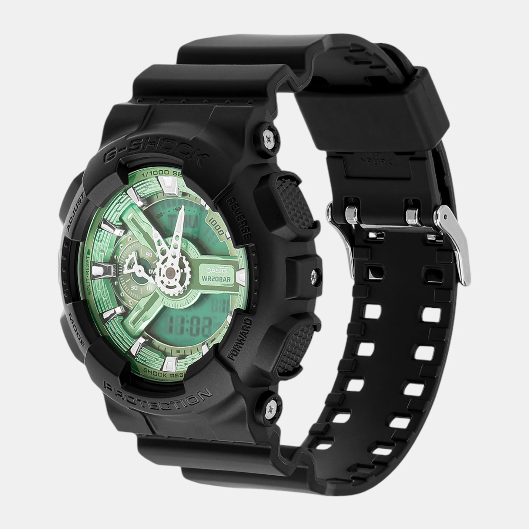 G-Shock Men Quartz Green Dial Analog-Digital Resin Watch G1519 - Image 6