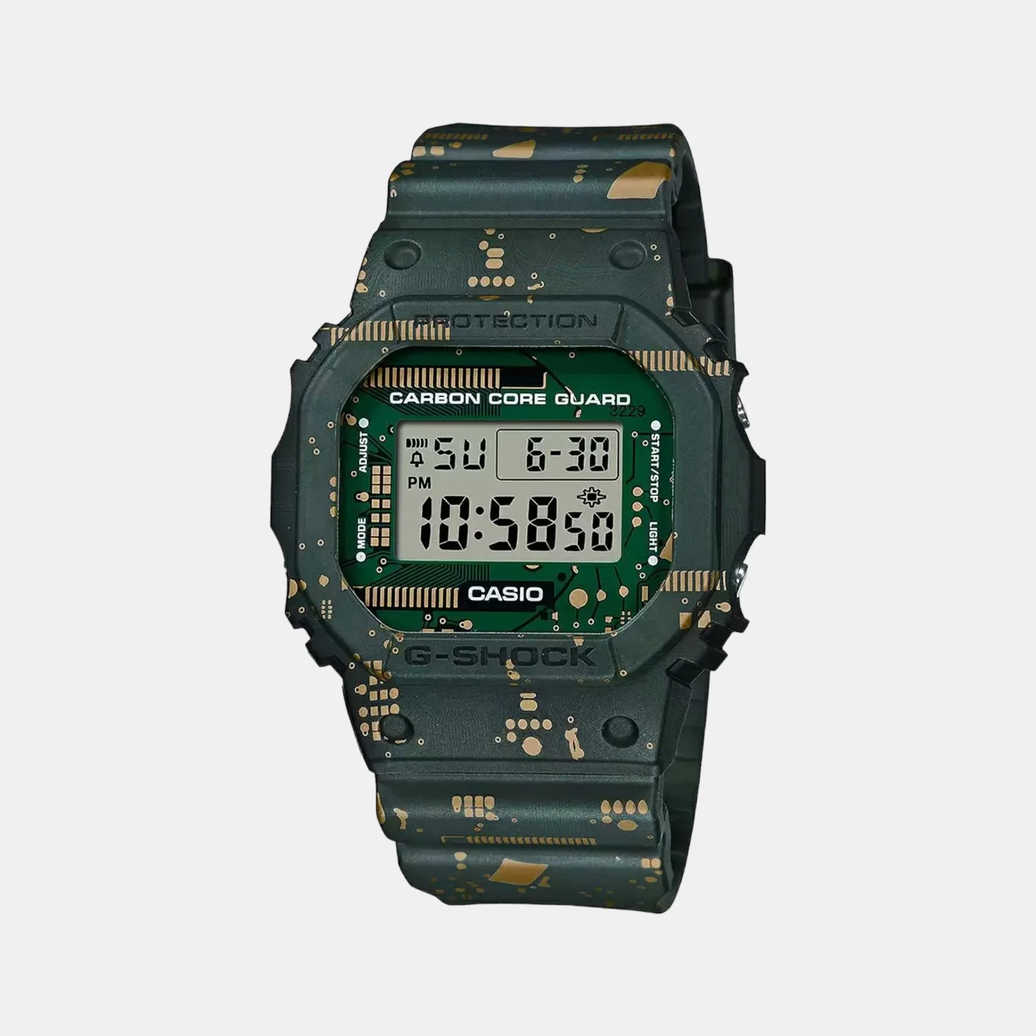 G-Shock Men Quartz Green Dial Digital Resin Watch G1064