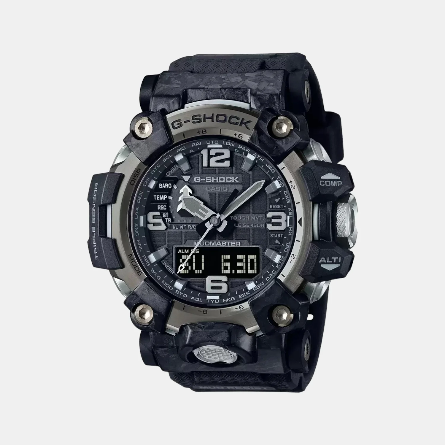 G-Shock Men Quartz Grey Dial Analog-Digital Resin Watch G1175