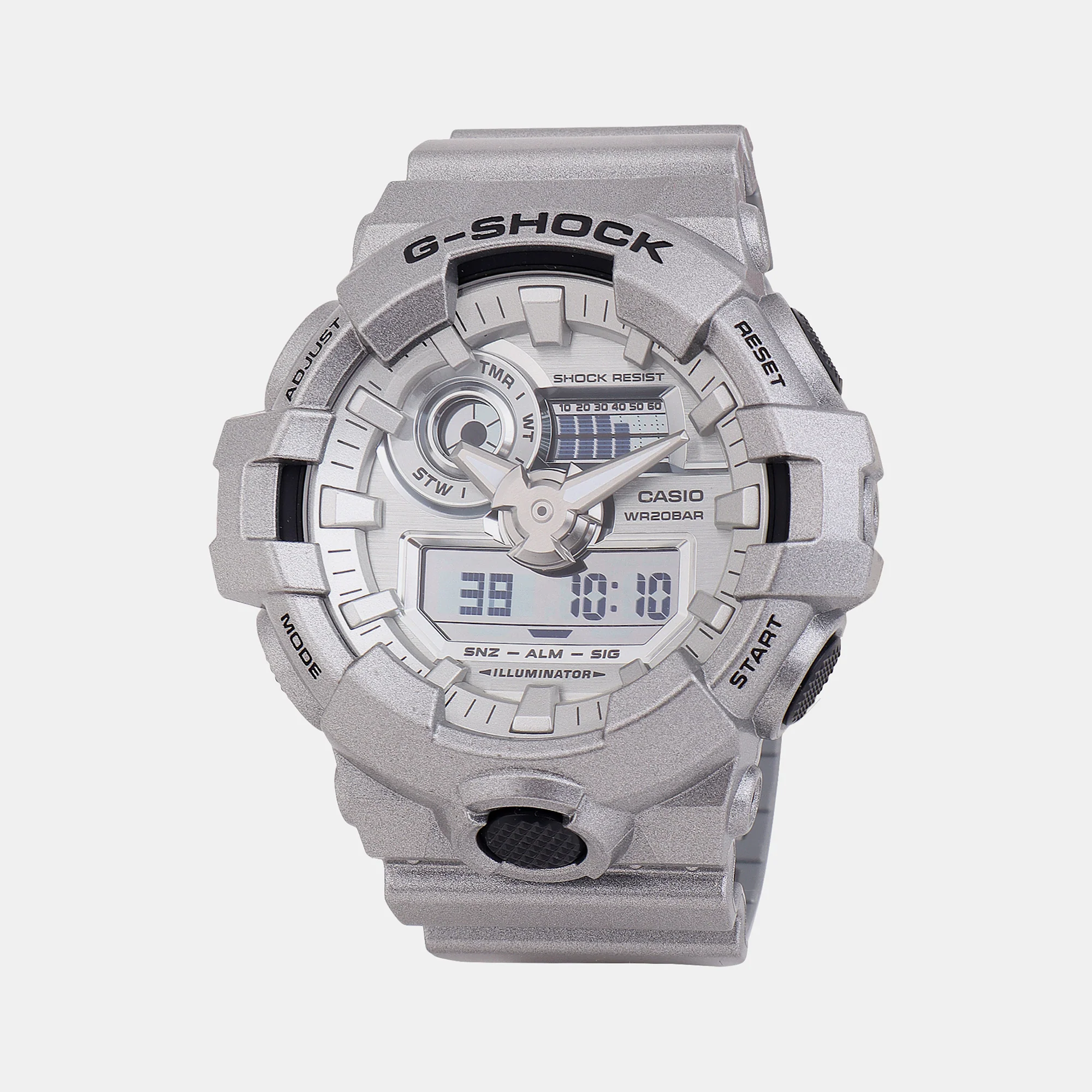 G-Shock Men Quartz Grey Dial Analog-Digital Resin Watch G1415 - Image 2