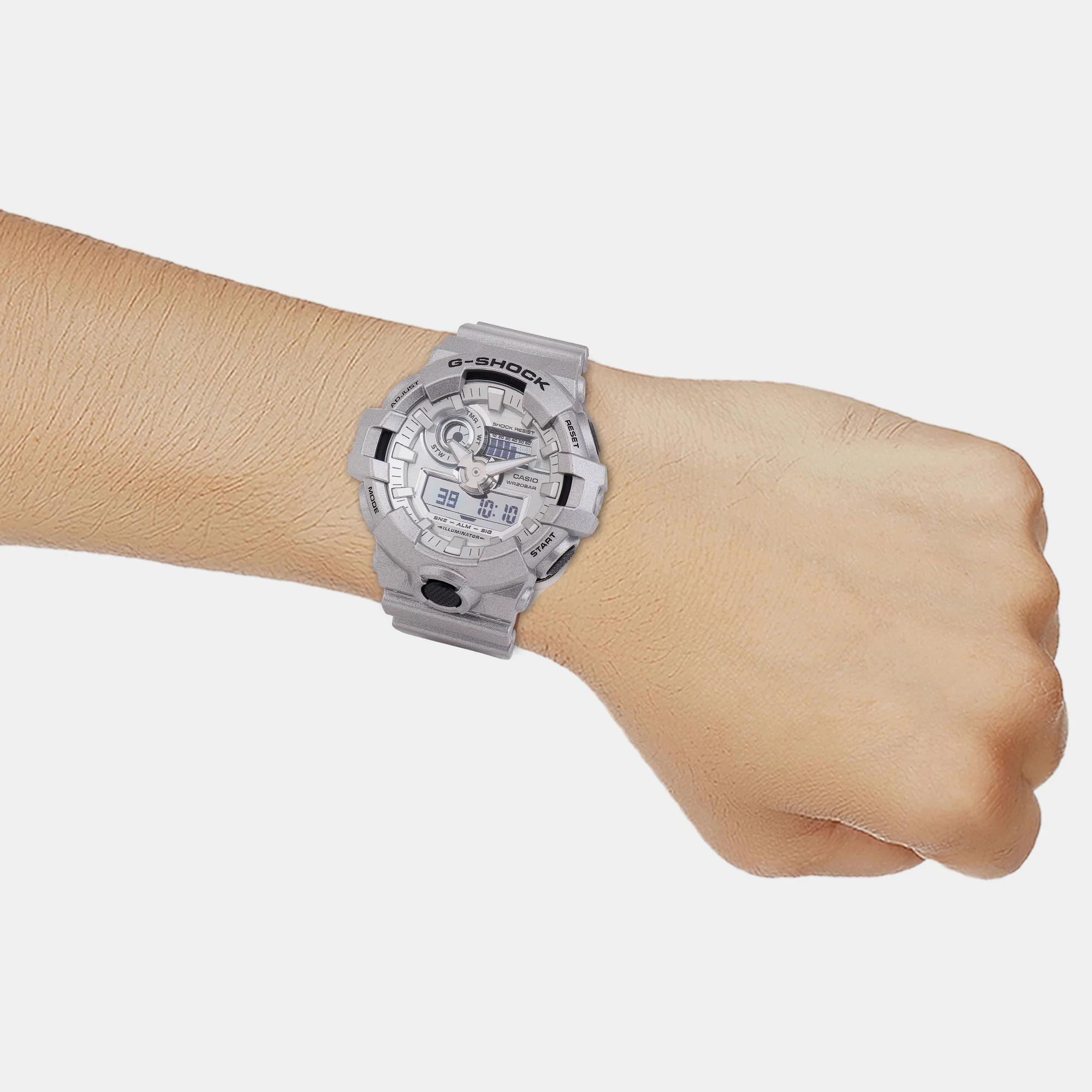 G-Shock Men Quartz Grey Dial Analog-Digital Resin Watch G1415 - Image 8
