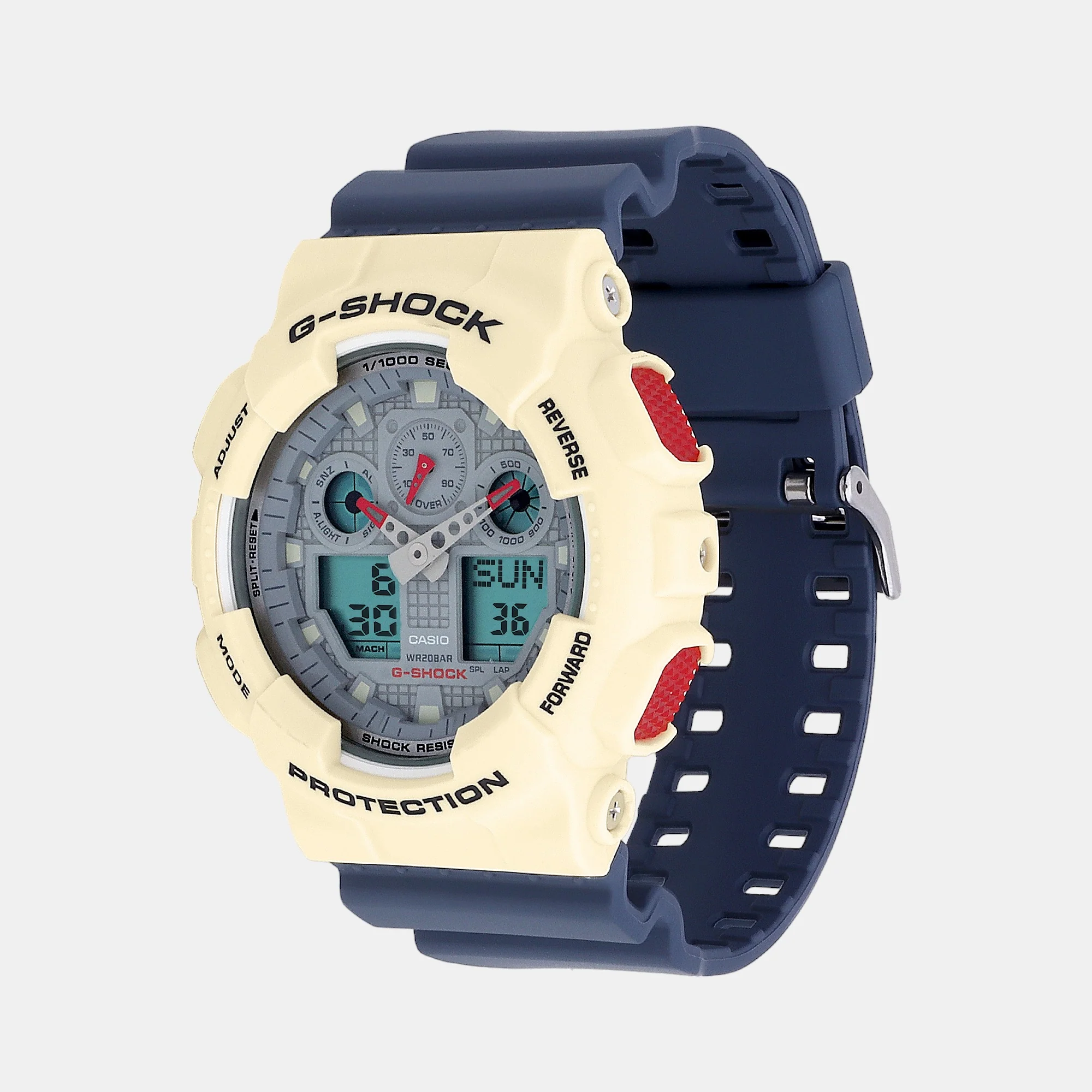 G-Shock Men Quartz Grey Dial Analog-Digital Resin Watch G1428 - Image 6