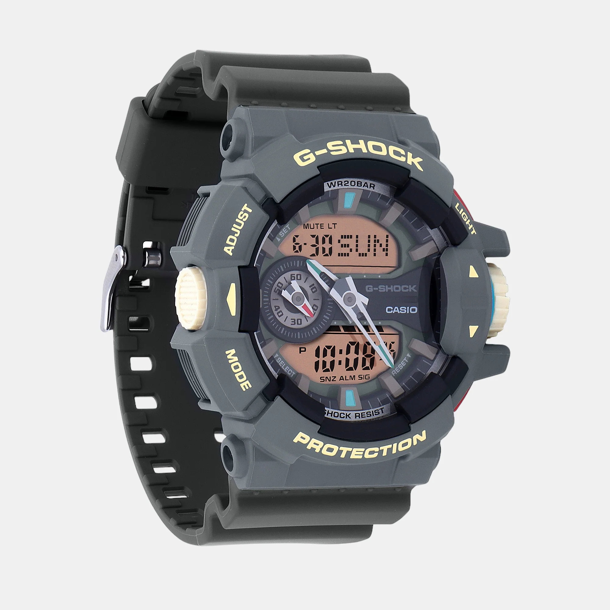 G-Shock Men Quartz Grey Dial Analog-Digital Resin Watch G1429 - Image 5