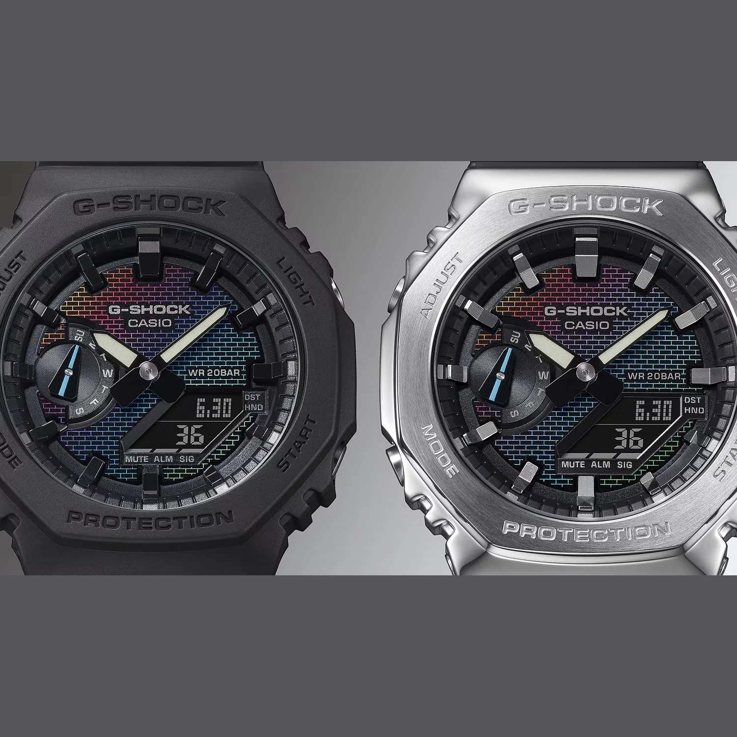 G-Shock Men Quartz Multi-Colour Dial Analog-Digital Resin Watch G1596 - Image 3