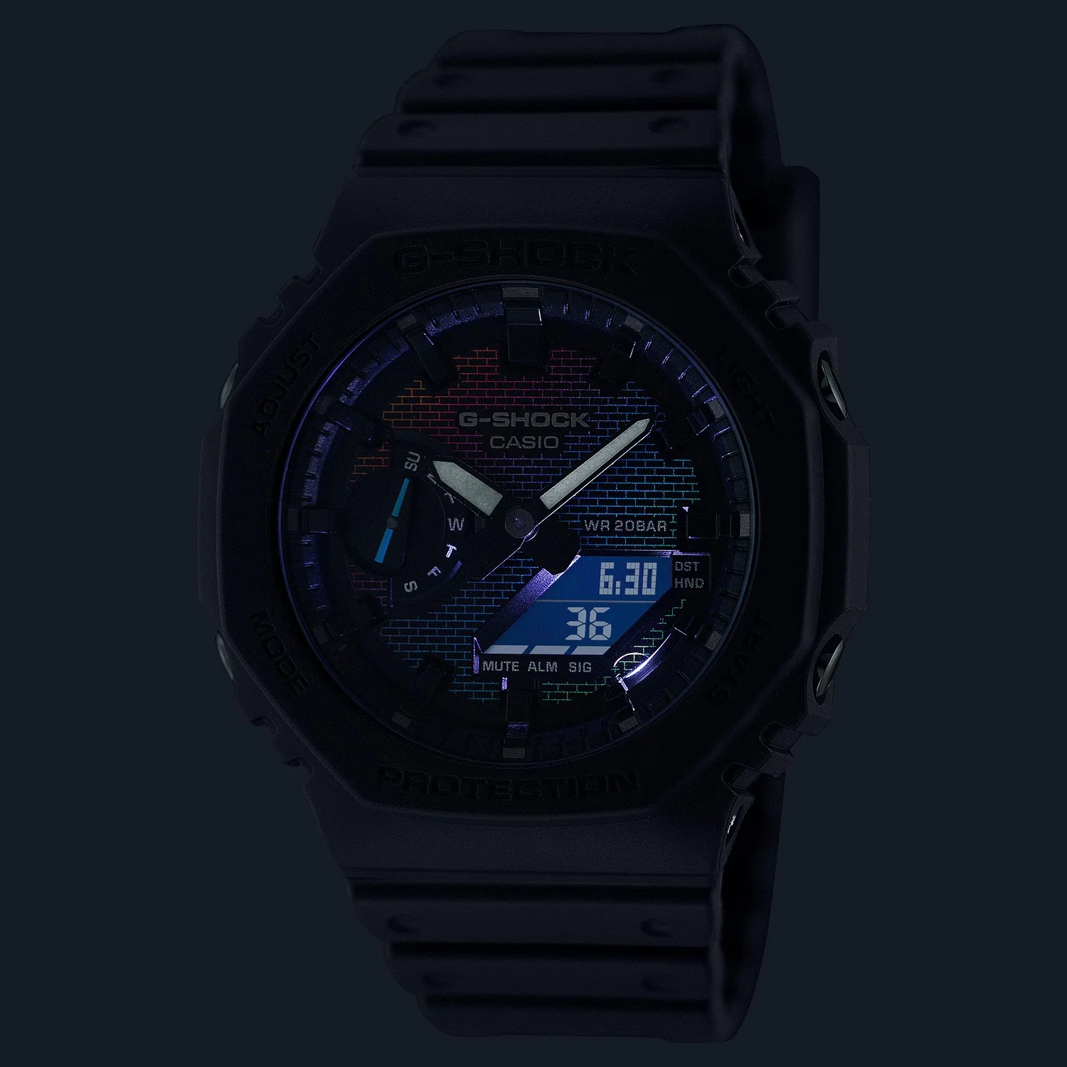 G-Shock Men Quartz Multi-Colour Dial Analog-Digital Resin Watch G1596 - Image 4