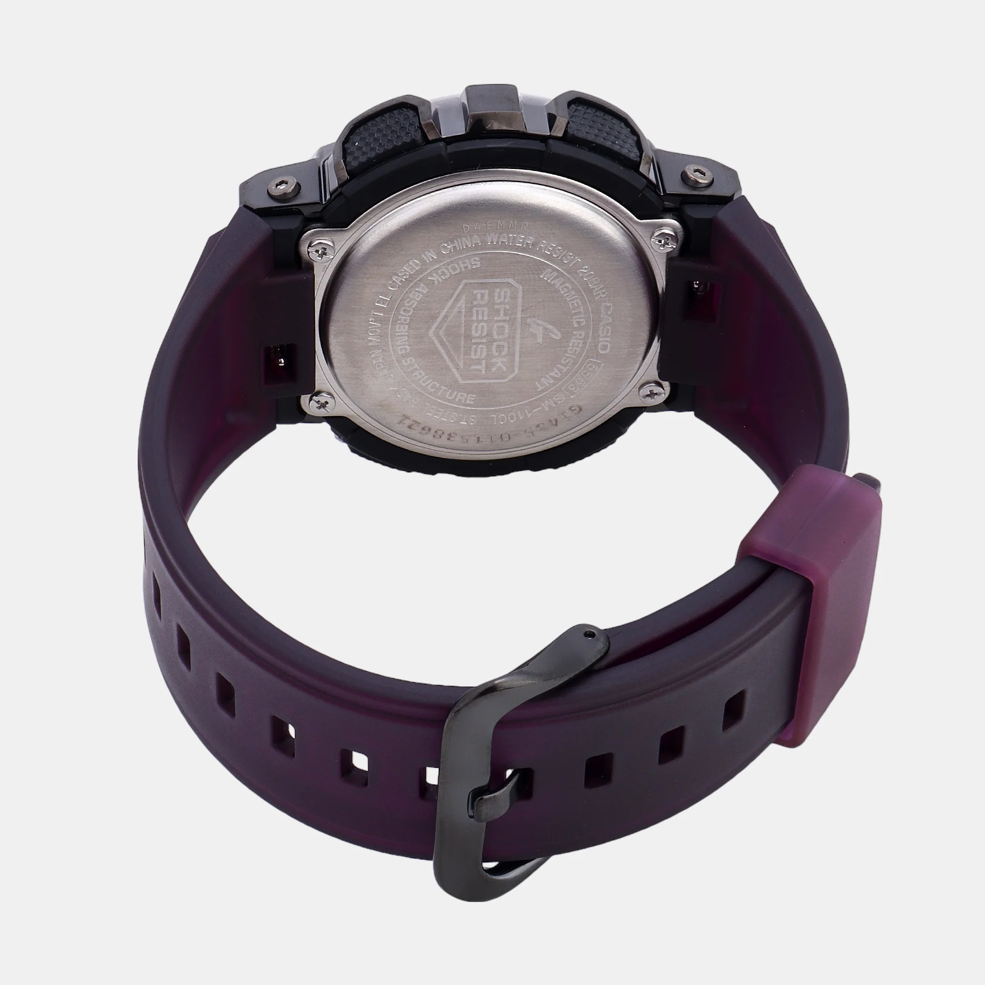 G-Shock Men Quartz Purple Dial Analog-Digital Resin Watch G1435 - Image 2