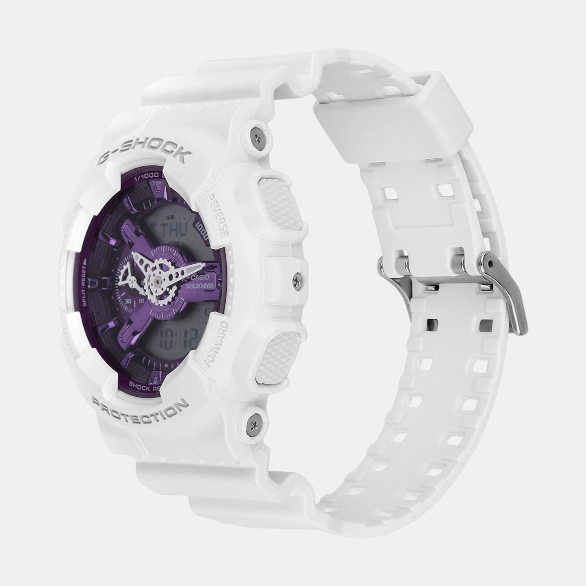 G-Shock Men Quartz Purple Dial Analog-Digital Resin Watch G1469 - Image 3