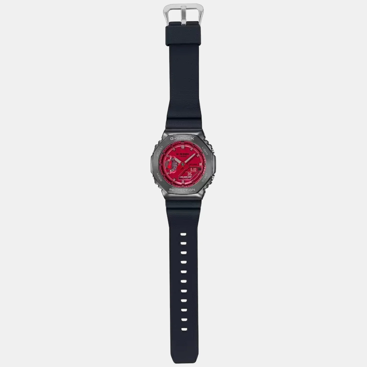 G-Shock Men Quartz Red Dial Analog-Digital Resin Watch G1161 - Image 5