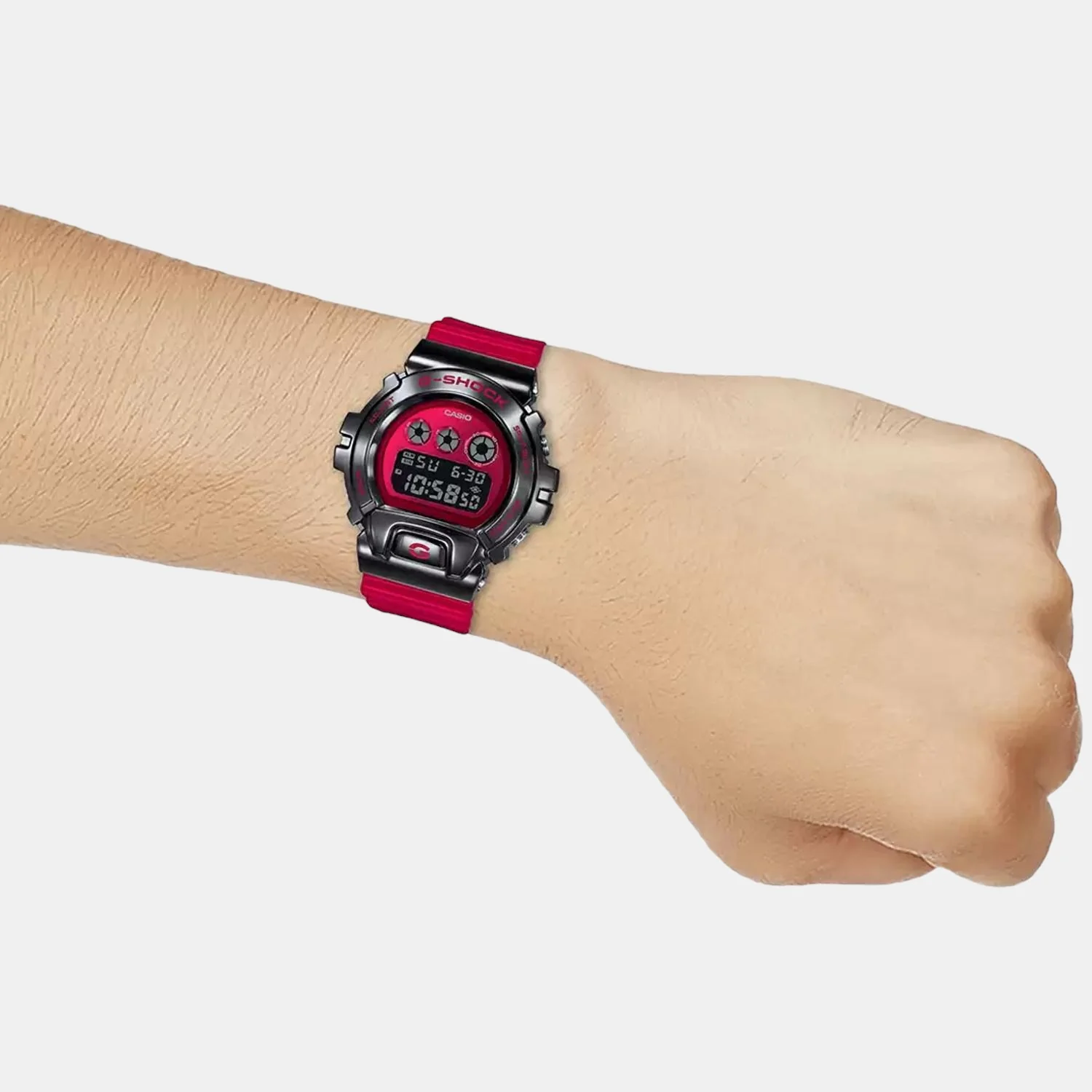 G-Shock Men Quartz Red Dial Digital Resin Watch G1026 - Image 7