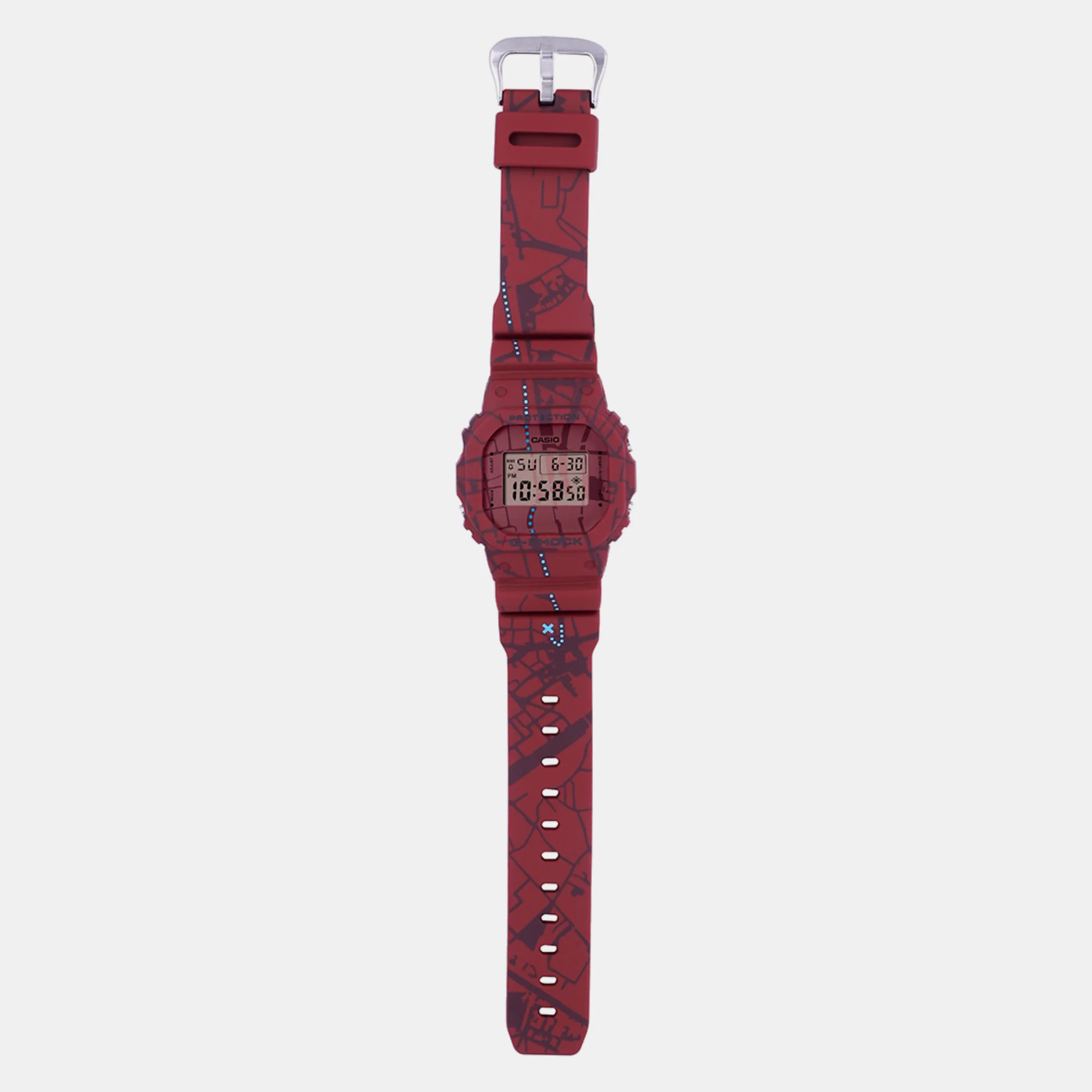 G-Shock Men Quartz Red Dial Digital Resin Watch G1361 - Image 5