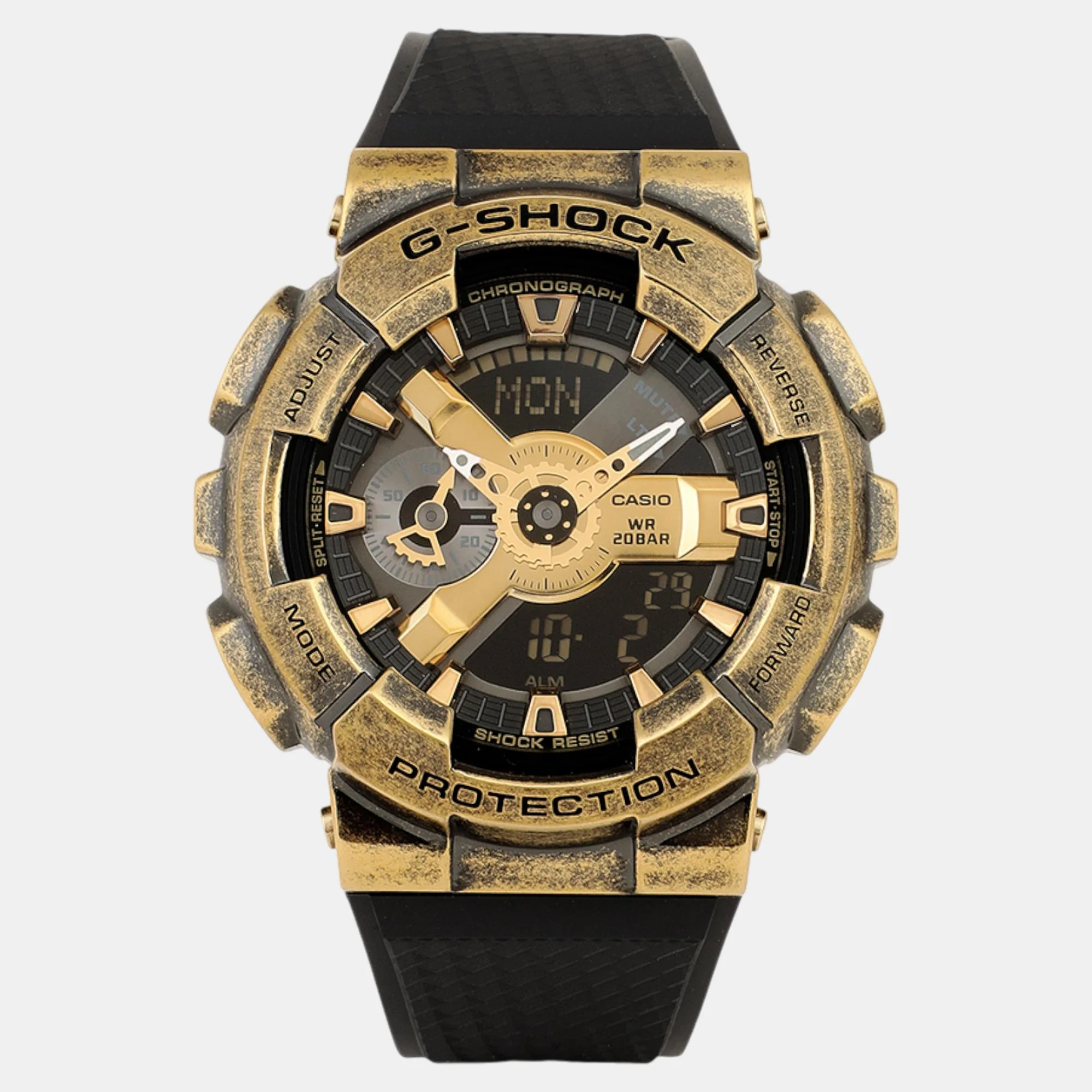 G-Shock Men Quartz Dual Tone Dial Analog-Digital Resin Watch G1457 - Image 2