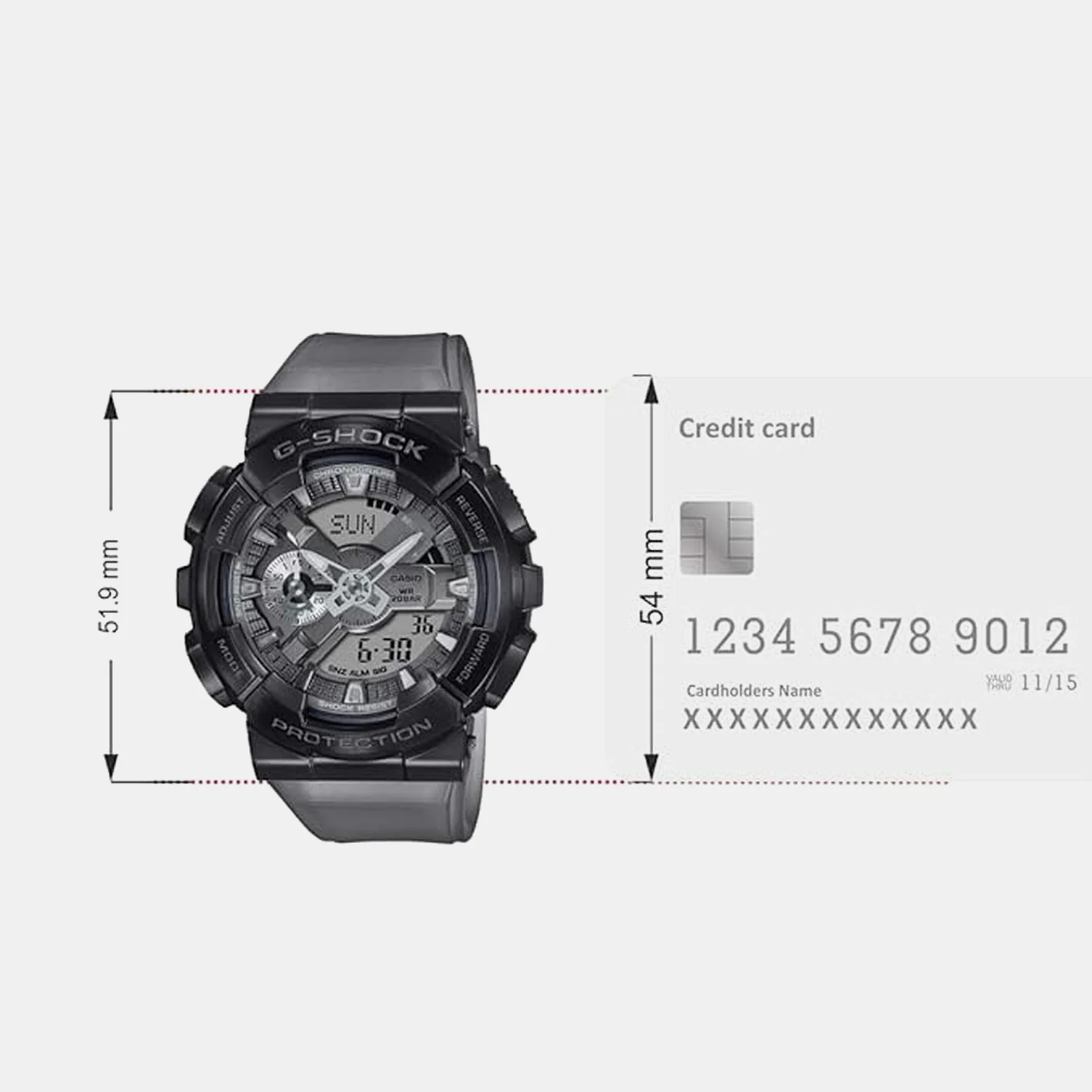 G-Shock Men Quartz Silver Dial Analog-Digital Resin Watch G1216 - Image 5