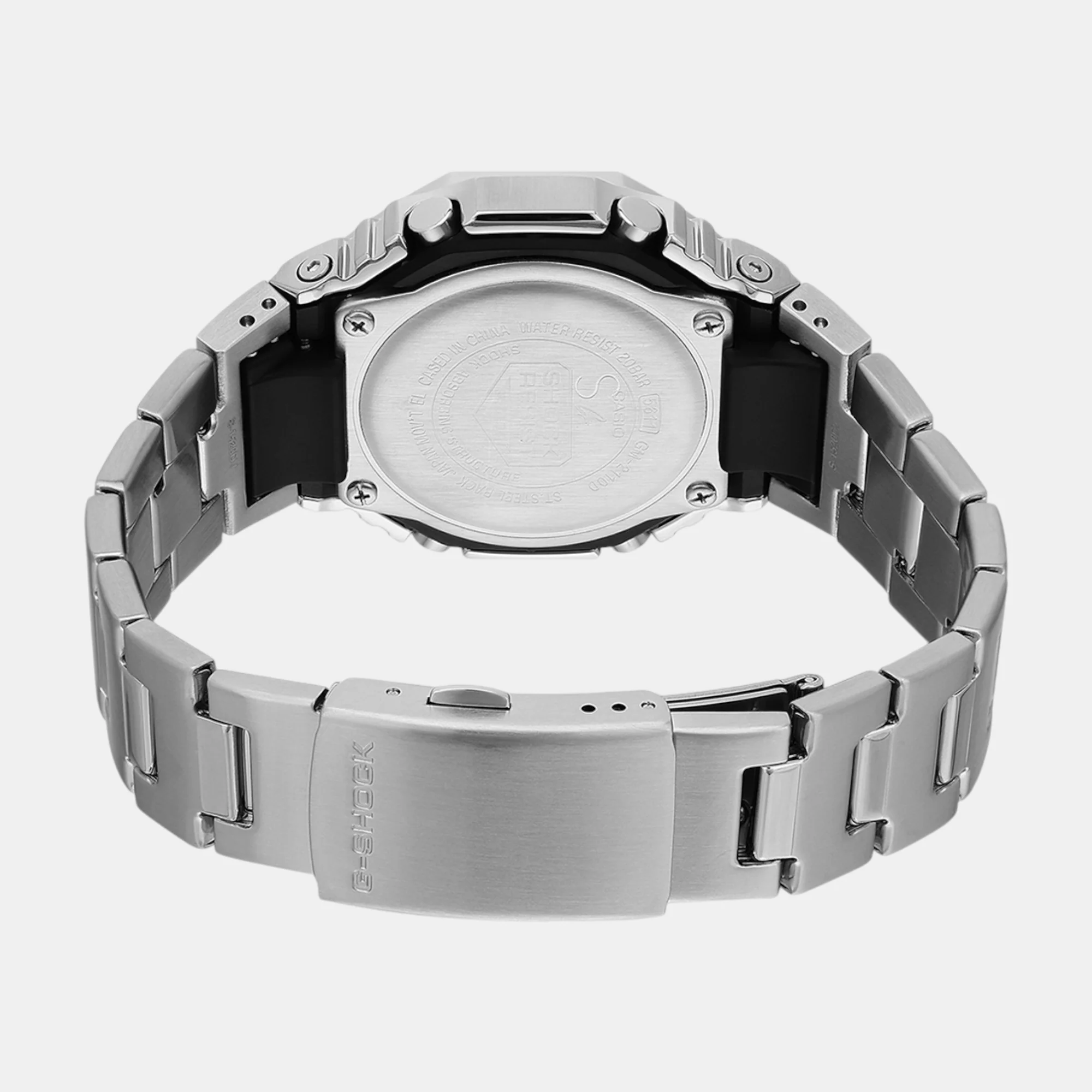 G-Shock Men Quartz Silver Dial Analog-Digital Stainless Steel Watch G1612 - Image 7