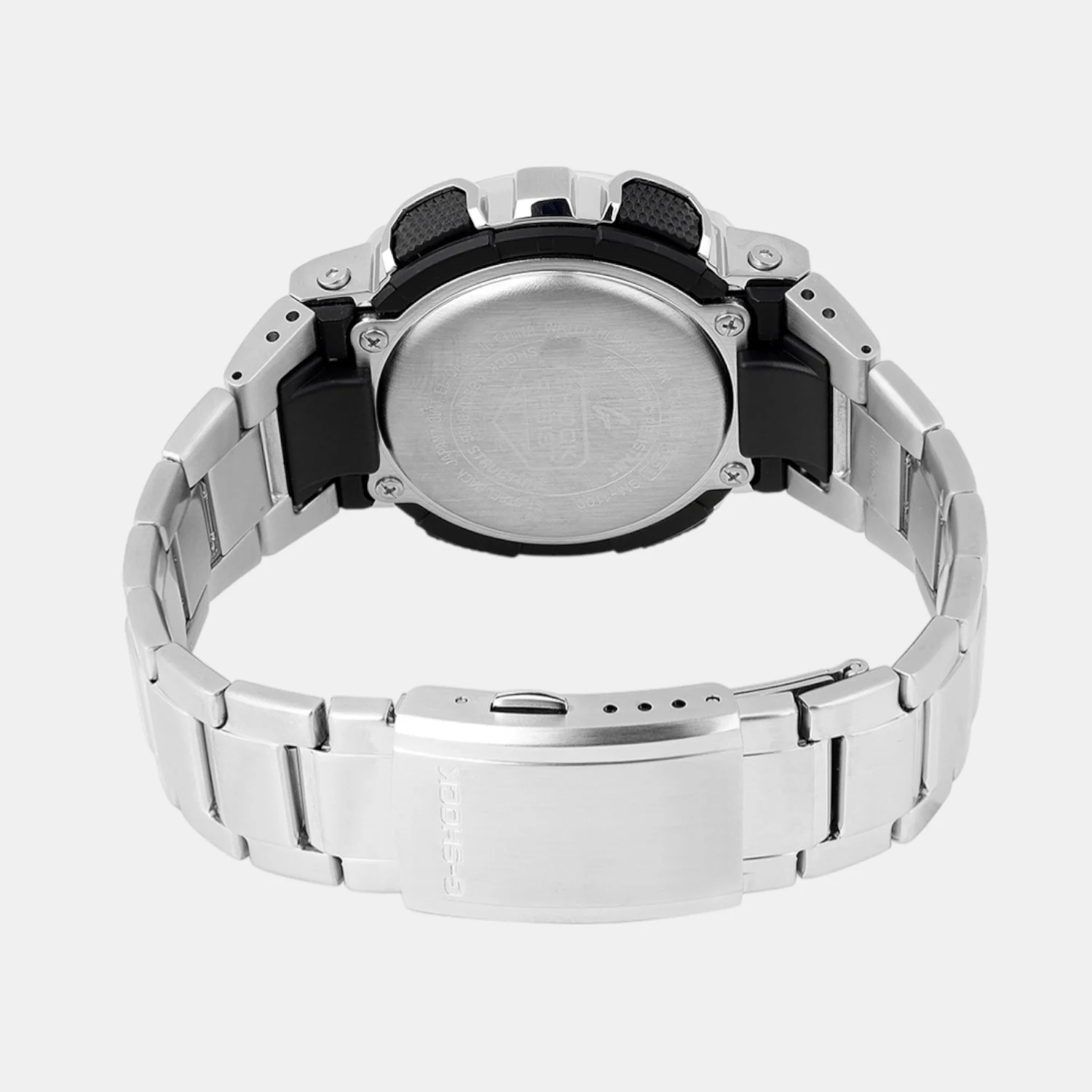 G-Shock Men Quartz Silver Dial Analog Stainless Steel Watch G1687 - Image 4