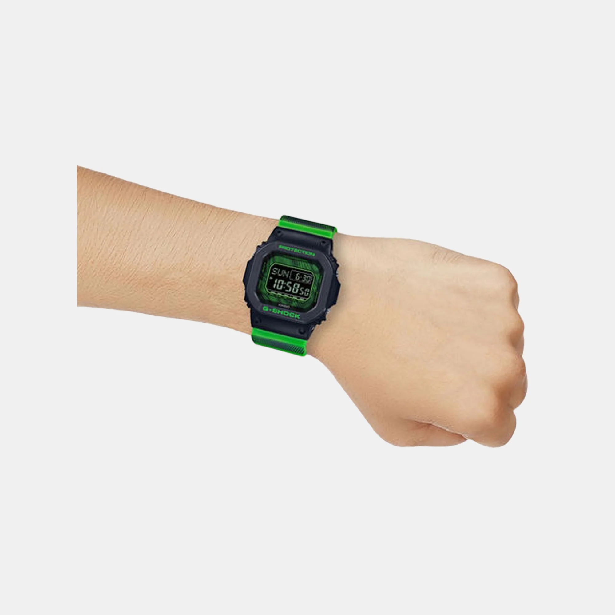 G-Shock Men Quartz Two Tone Dial Digital Resin Watch G1325 - Image 5