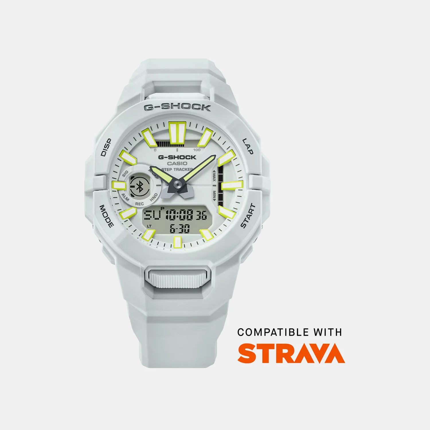 G-Shock Men Quartz White Dial Analog-Digital Resin Watch G1711 GBA-950-7ADR - Image 2