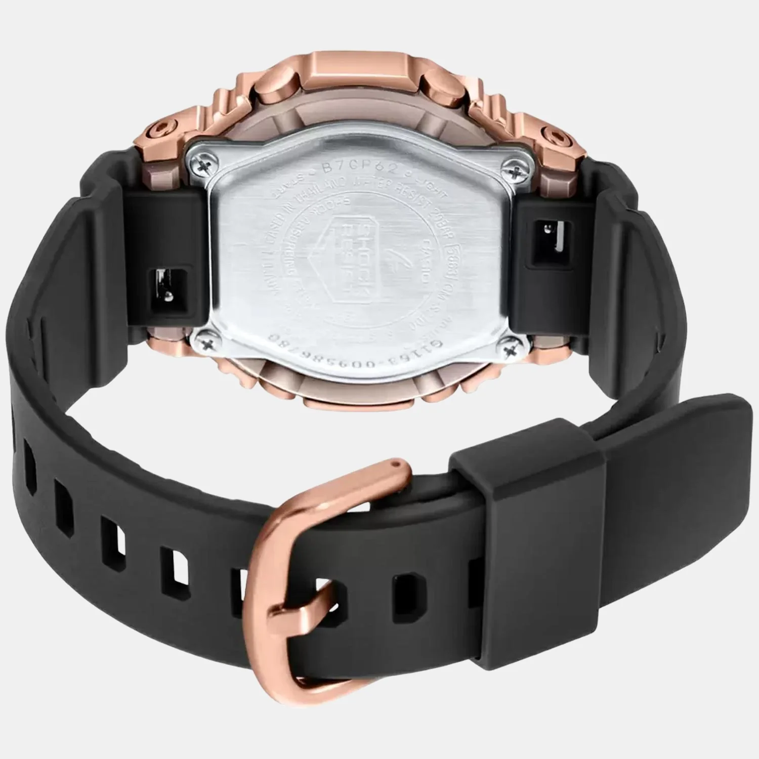 G-Shock Women Quartz Rose Gold Dial Analog-Digital Resin Watch G1165 - Image 5